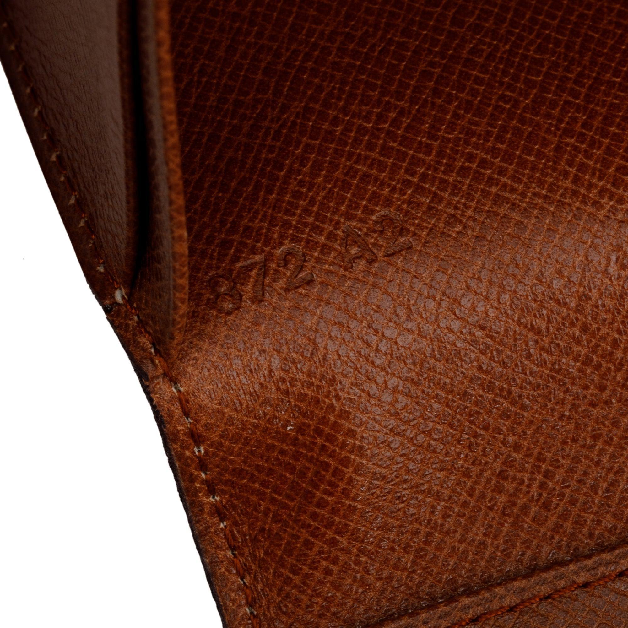 Louis Vuitton Vintage Monogram Vertical Bifold Wallet