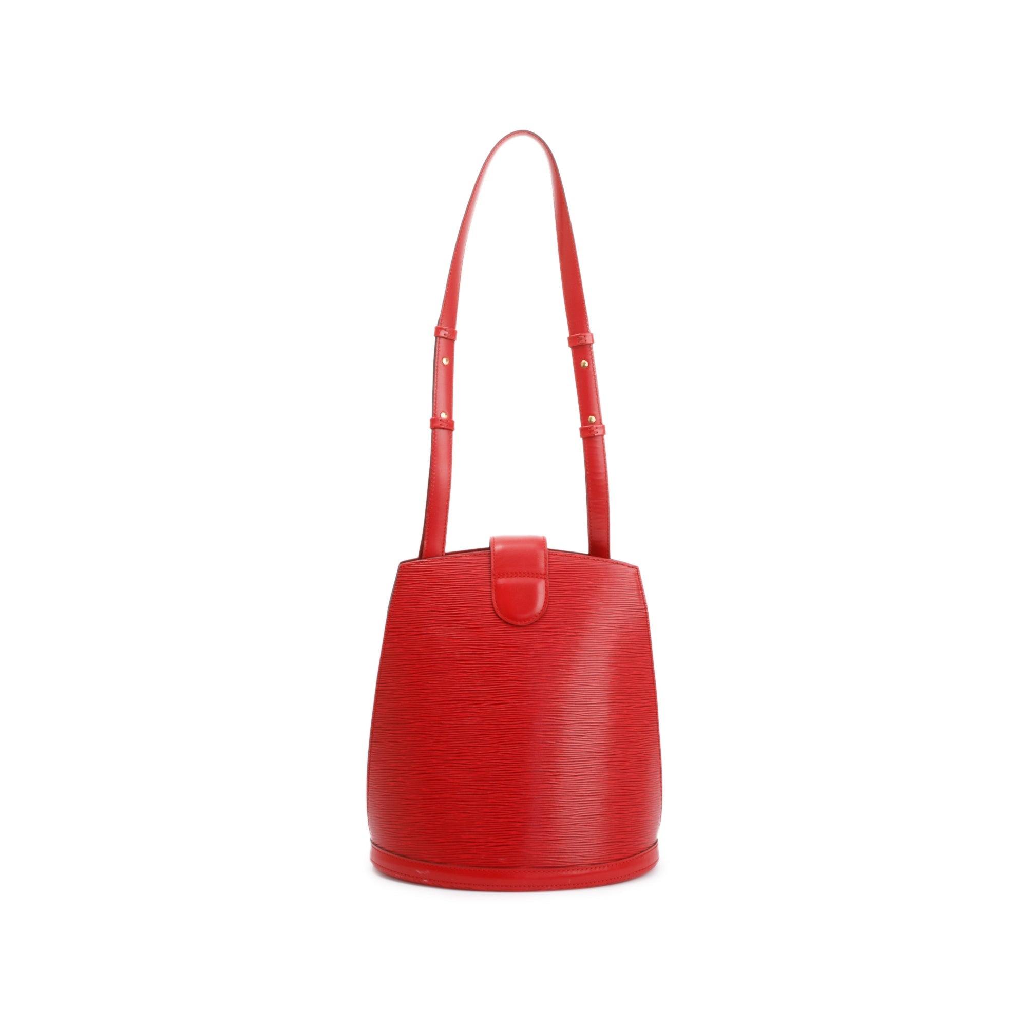 Louis Vuitton Vintage Red Epi Leather Cluny Bag