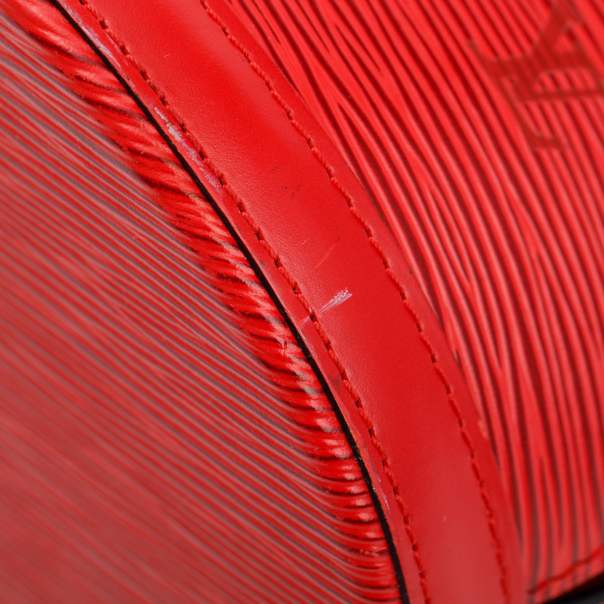 Louis Vuitton Vintage Red Epi Leather Cluny Bag