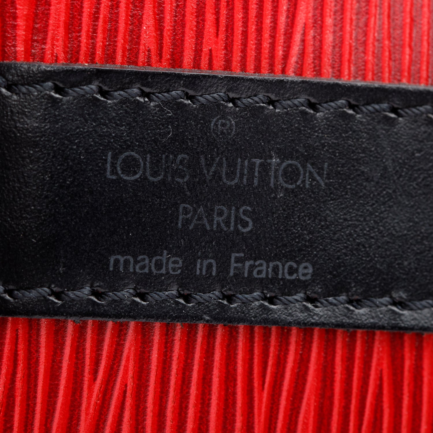 Louis Vuitton Vintage Red/Black Epi Leather Noe MM