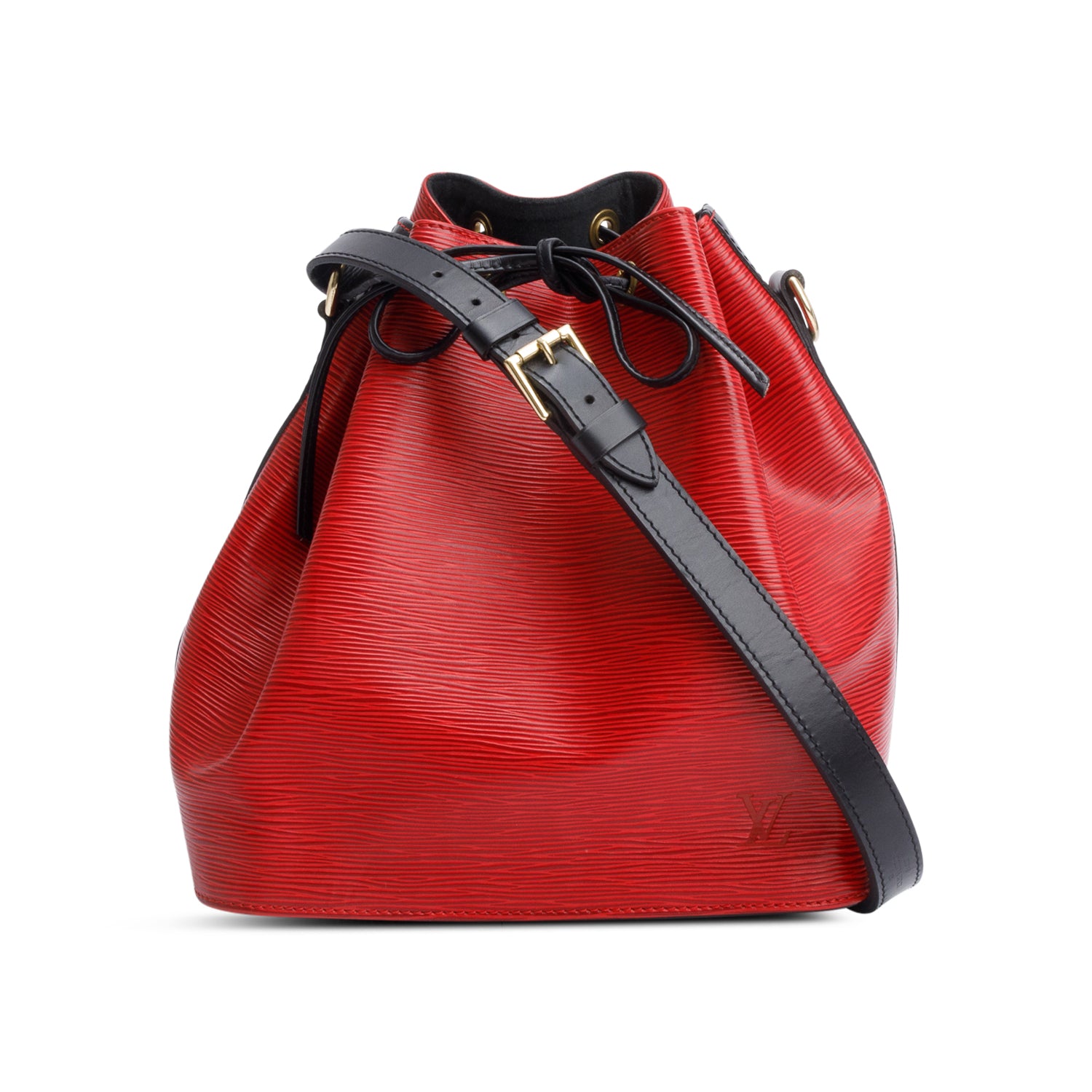 Louis Vuitton Vintage Red/Black Epi Leather Noe MM