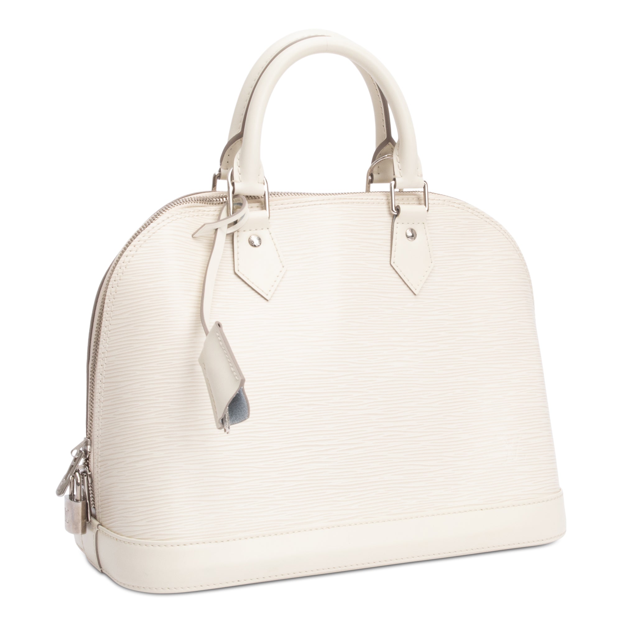 Louis Vuitton White Epi Leather Alma PM