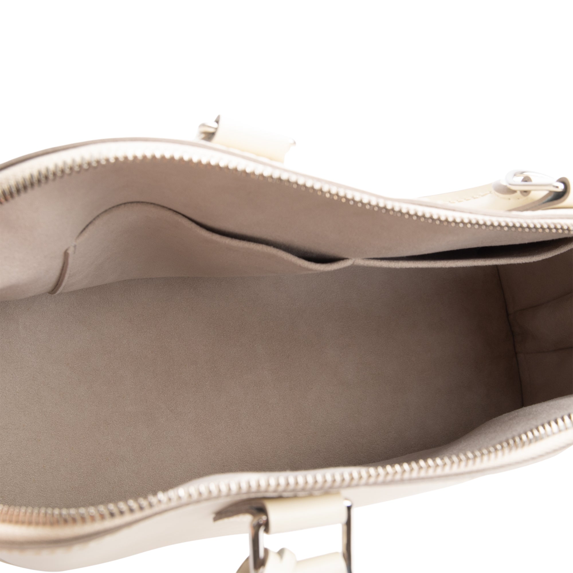 Louis Vuitton White Epi Leather Alma PM