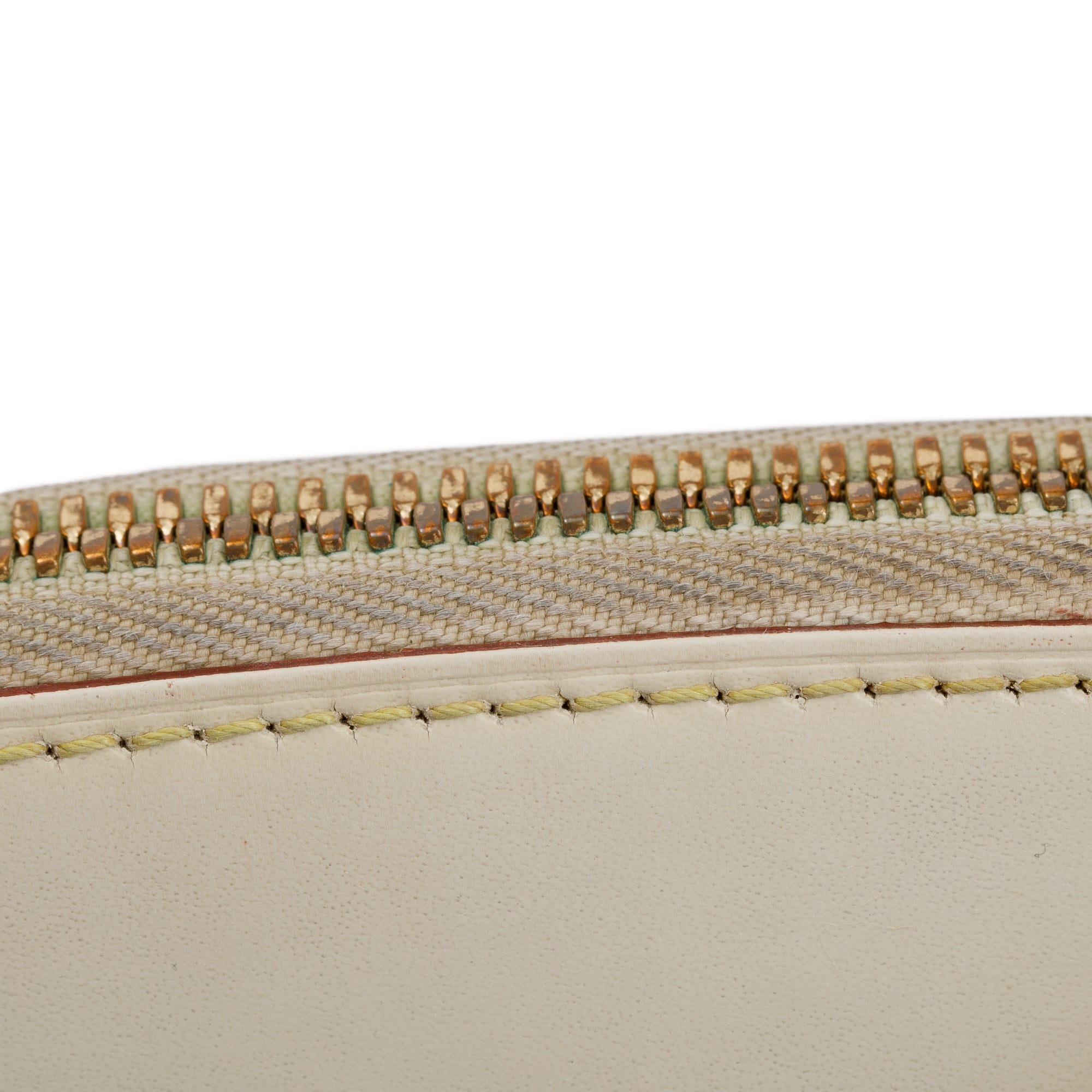 Louis Vuitton White Goatskin Leather Suhali Lockit Bag