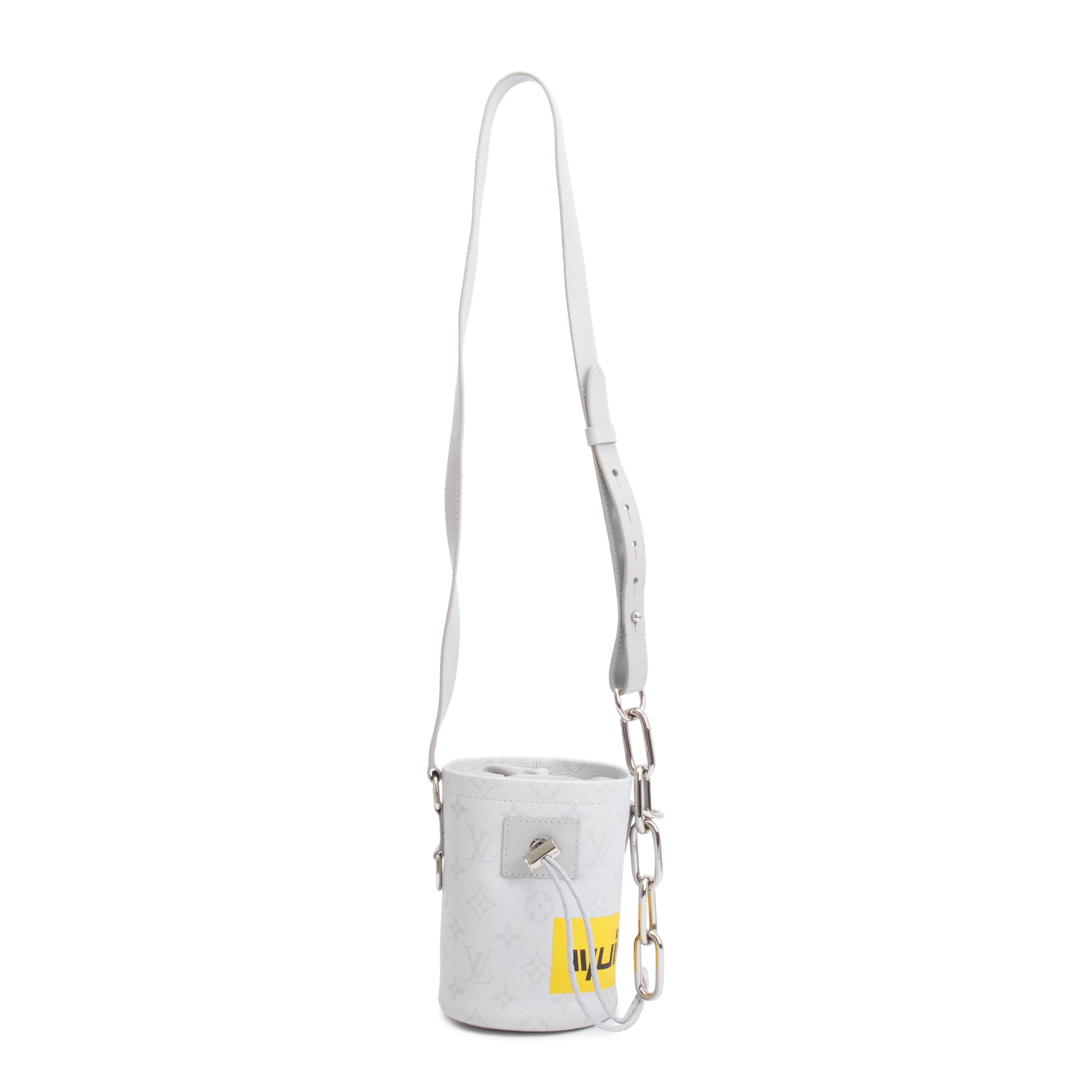 Louis Vuitton White Monogram Chalk Nano Chain Bag