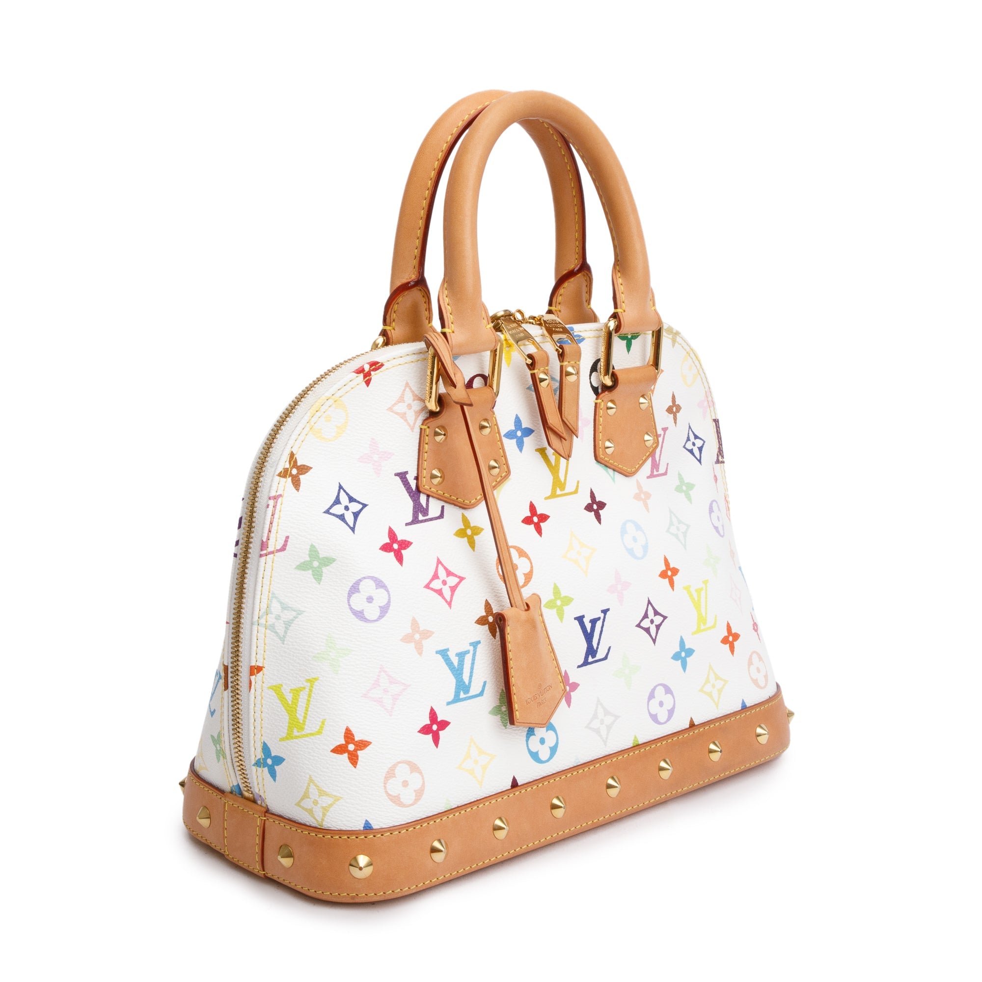 Louis Vuitton White Monogram Multicolour Alma PM