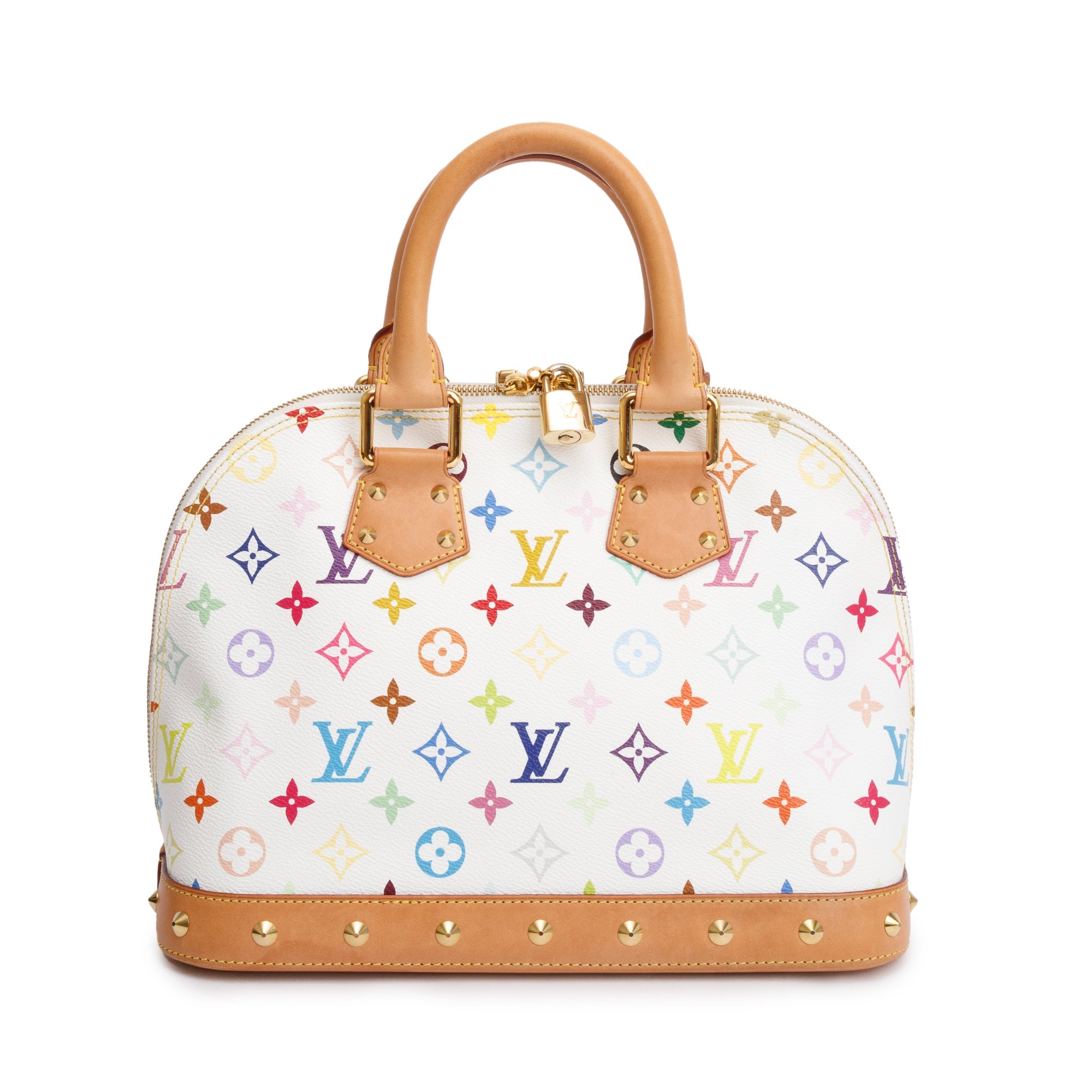 Louis Vuitton White Monogram Multicolour Alma PM