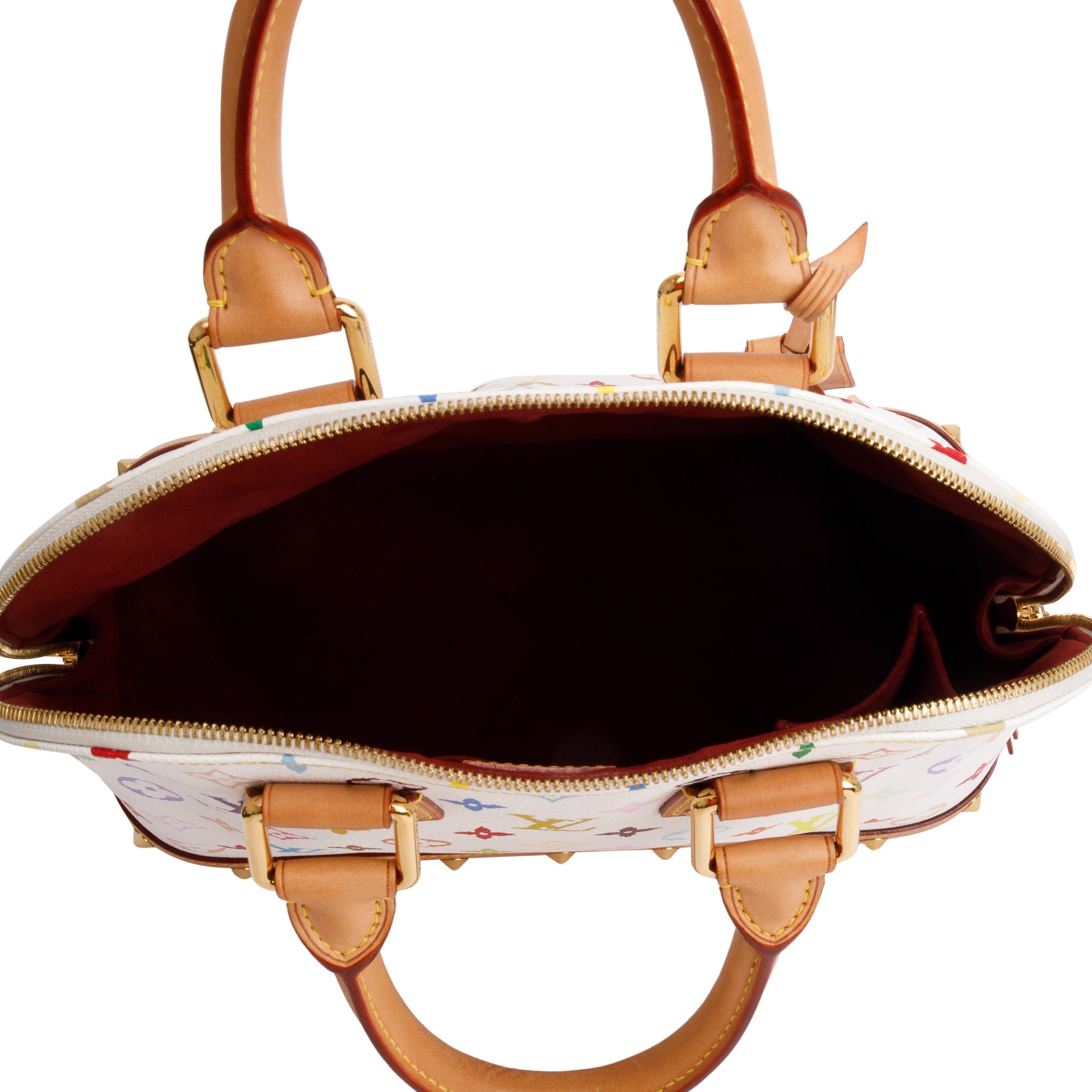 Louis Vuitton White Monogram Multicolour Alma PM