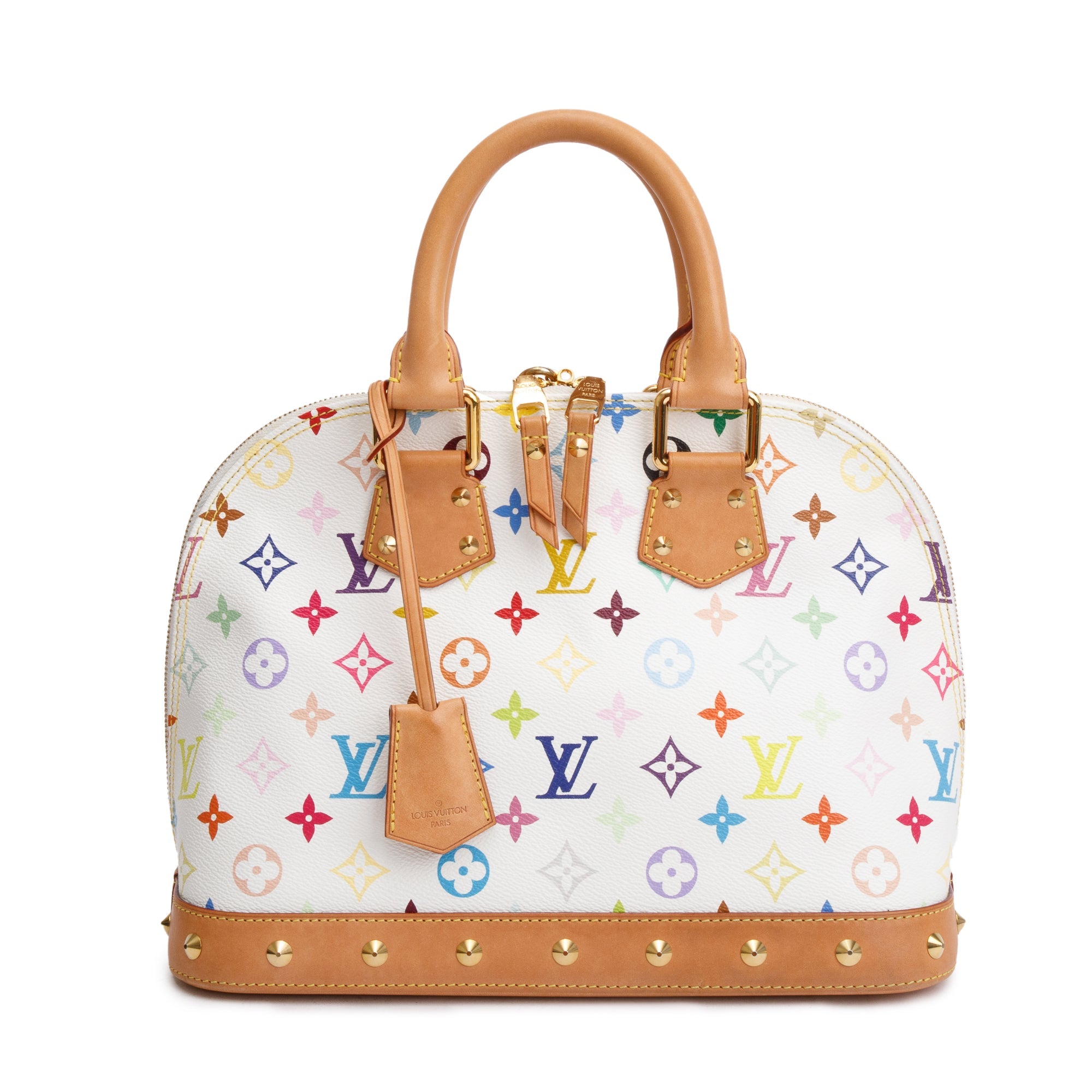Louis Vuitton White Monogram Multicolour Alma PM
