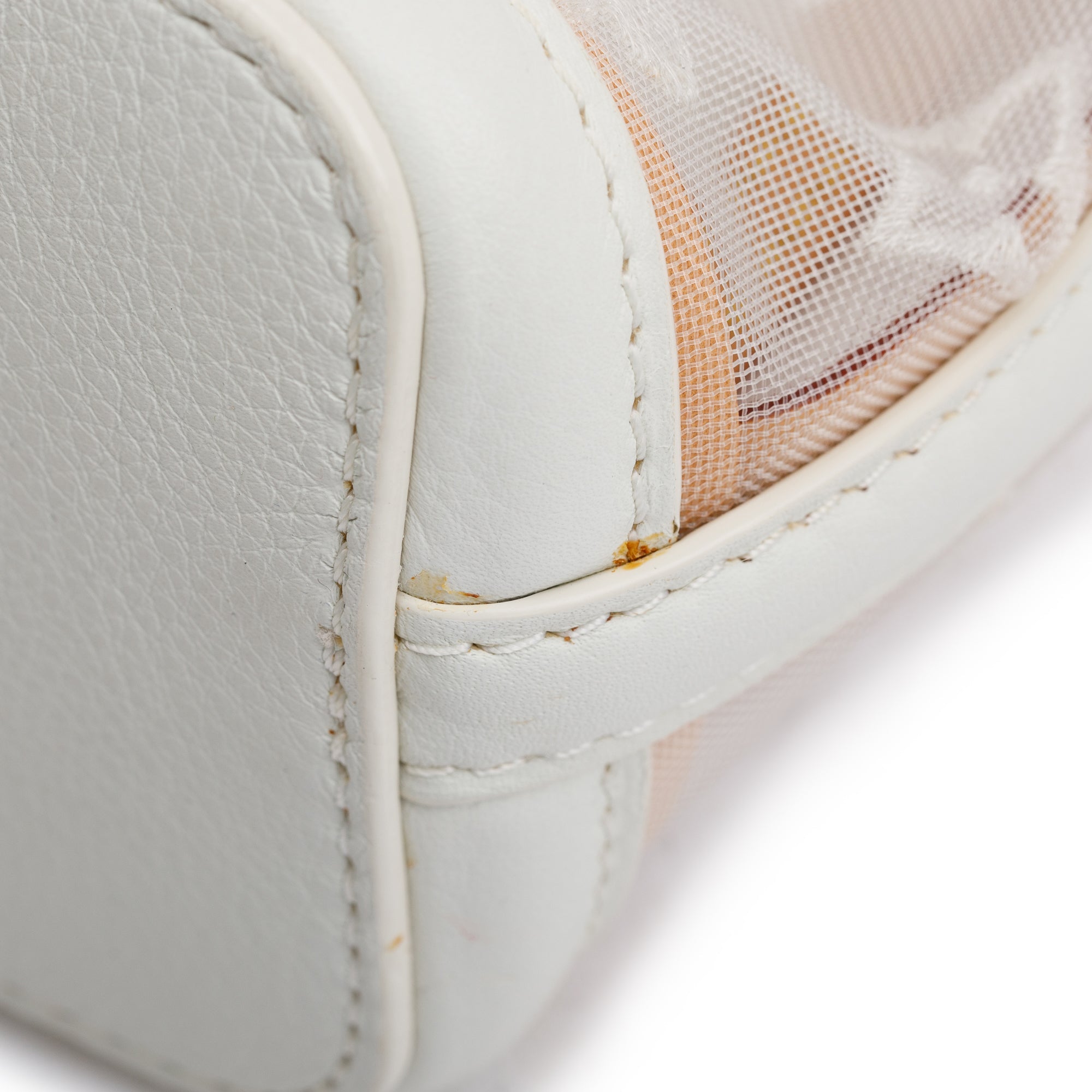 Louis Vuitton White Monogram Transparent Lockit Clutch