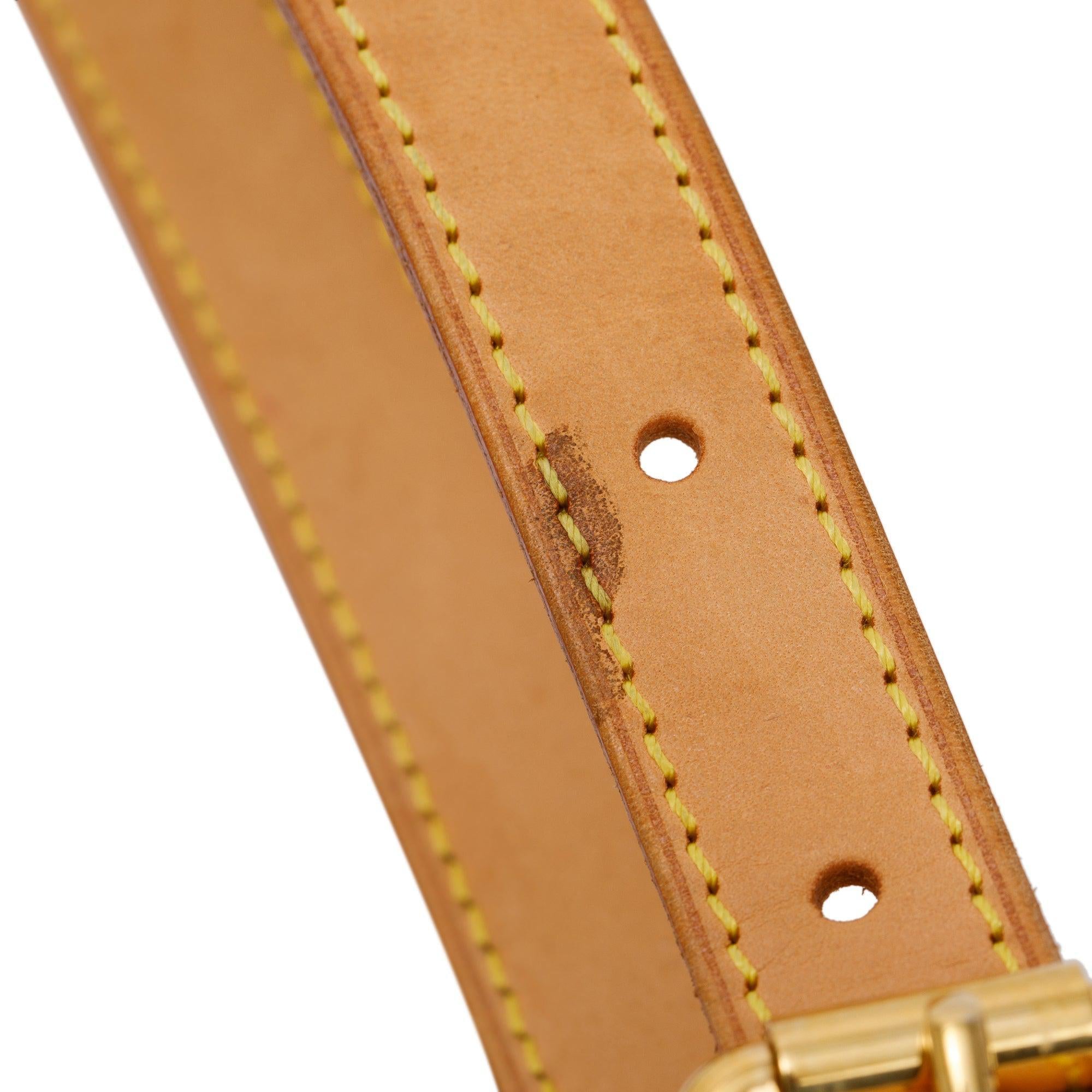 Louis Vuitton White Monogram Vernis Leather Brentwood Tote