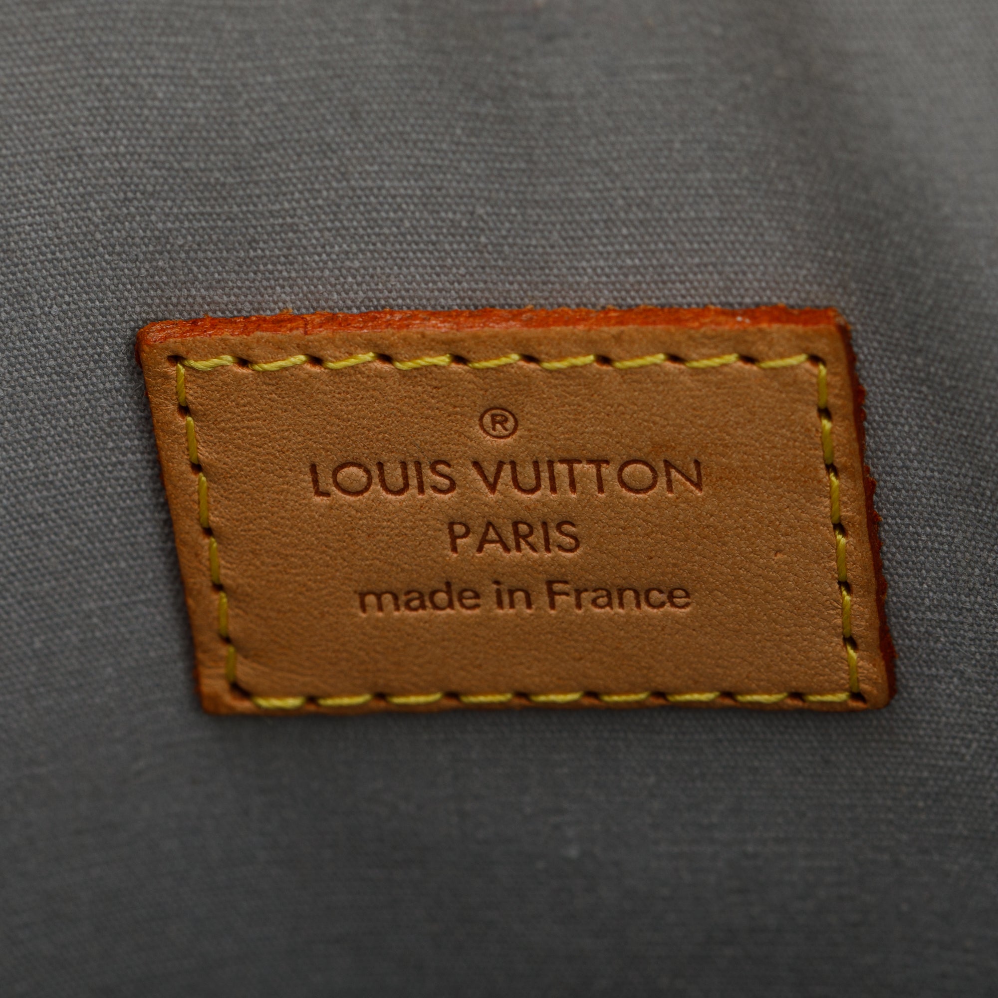 Louis Vuitton White Monogram Vernis Leather Brentwood Tote