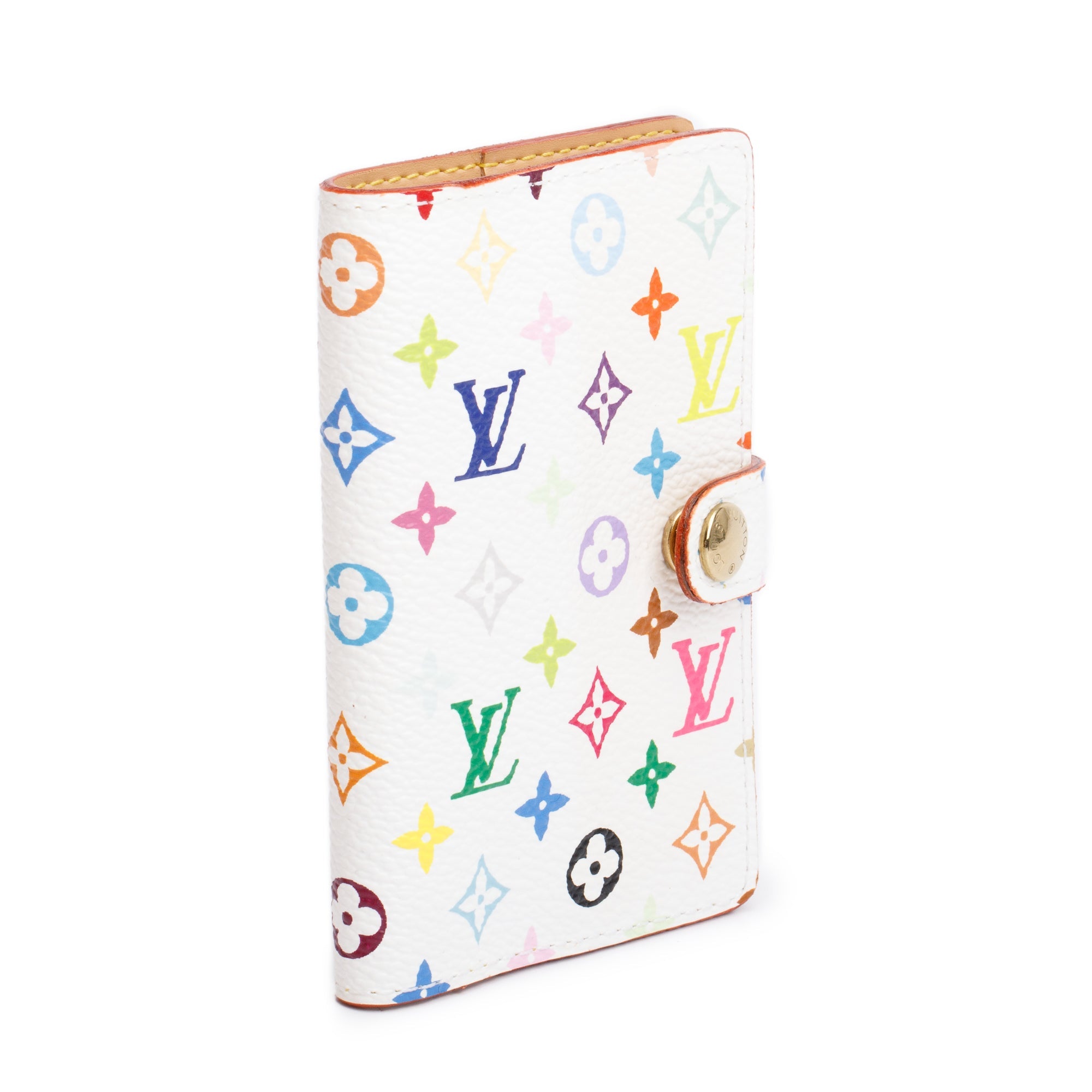 Louis Vuitton White Multicolore Carnet De Bal Mini Agenda Cover
