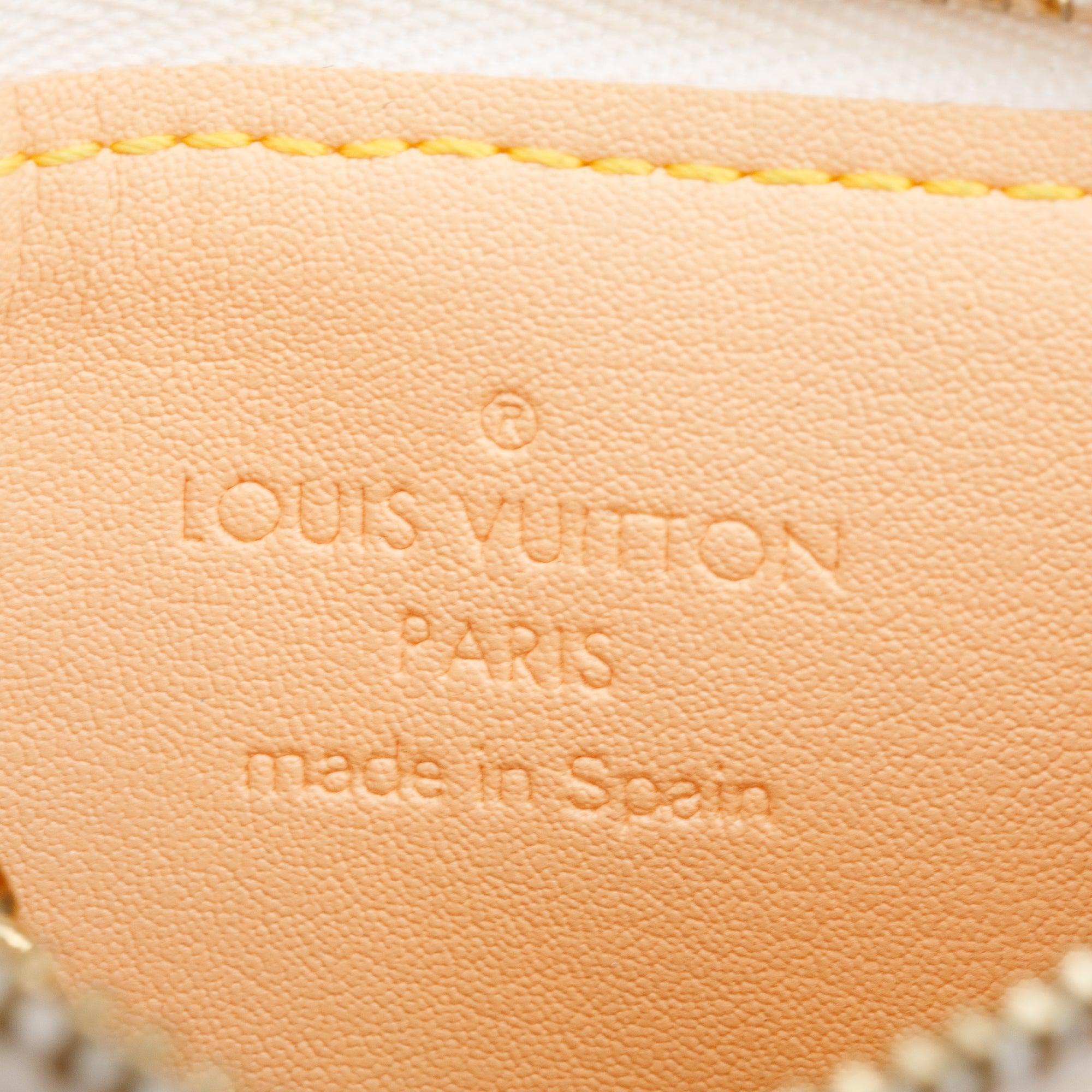 Louis Vuitton White Multicolore Key Pouch