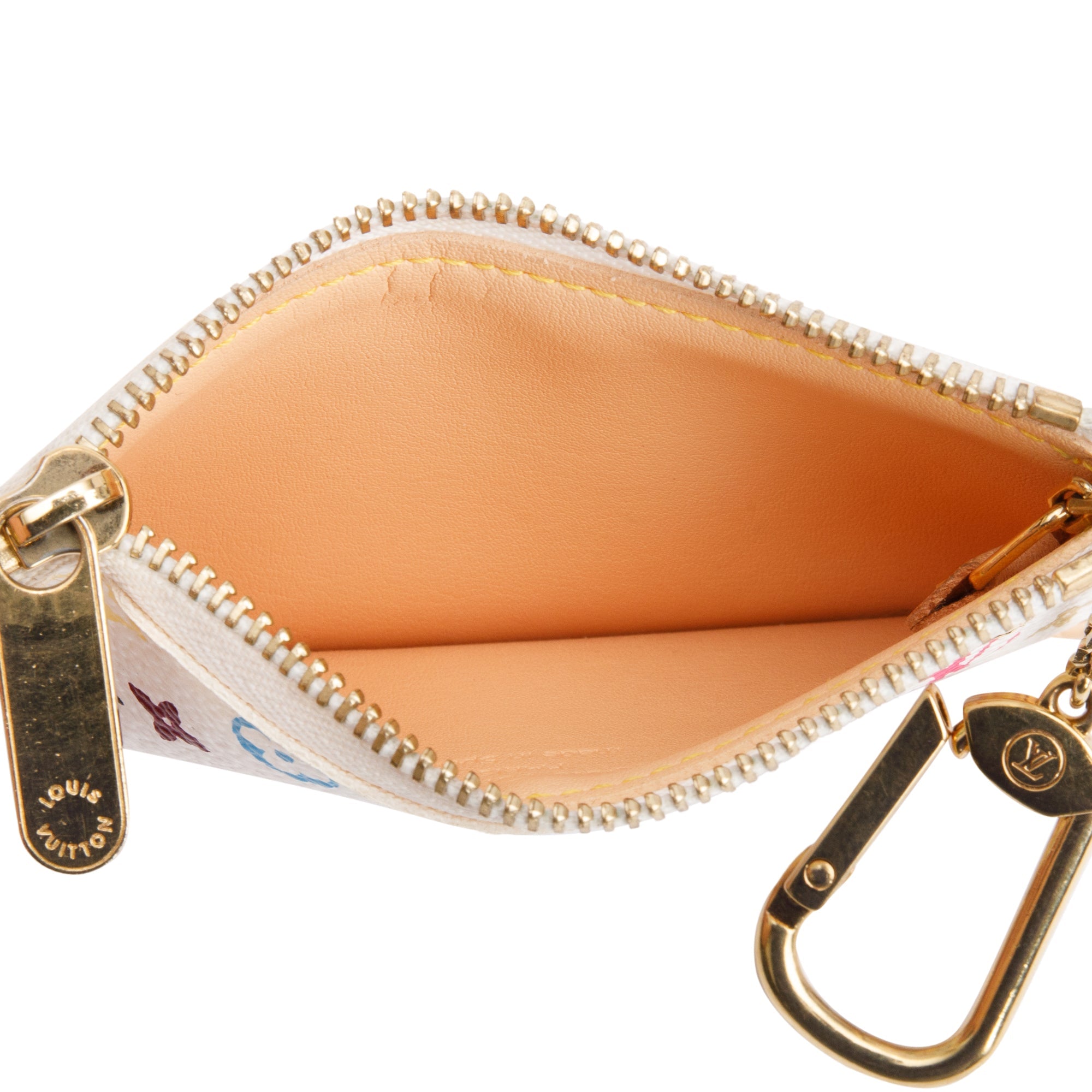 Louis Vuitton White Multicolore Key Pouch