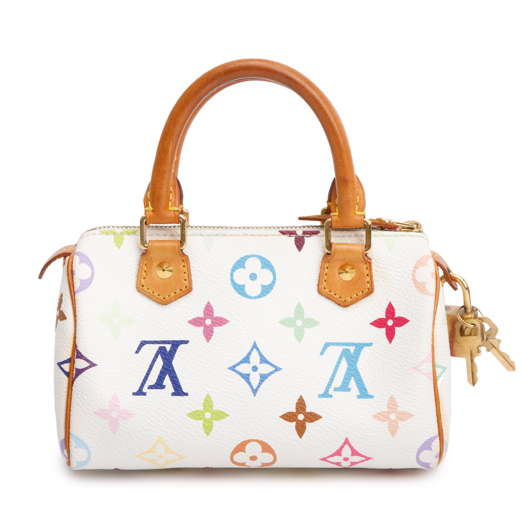 Louis Vuitton White Multicolore Mini HL Speedy