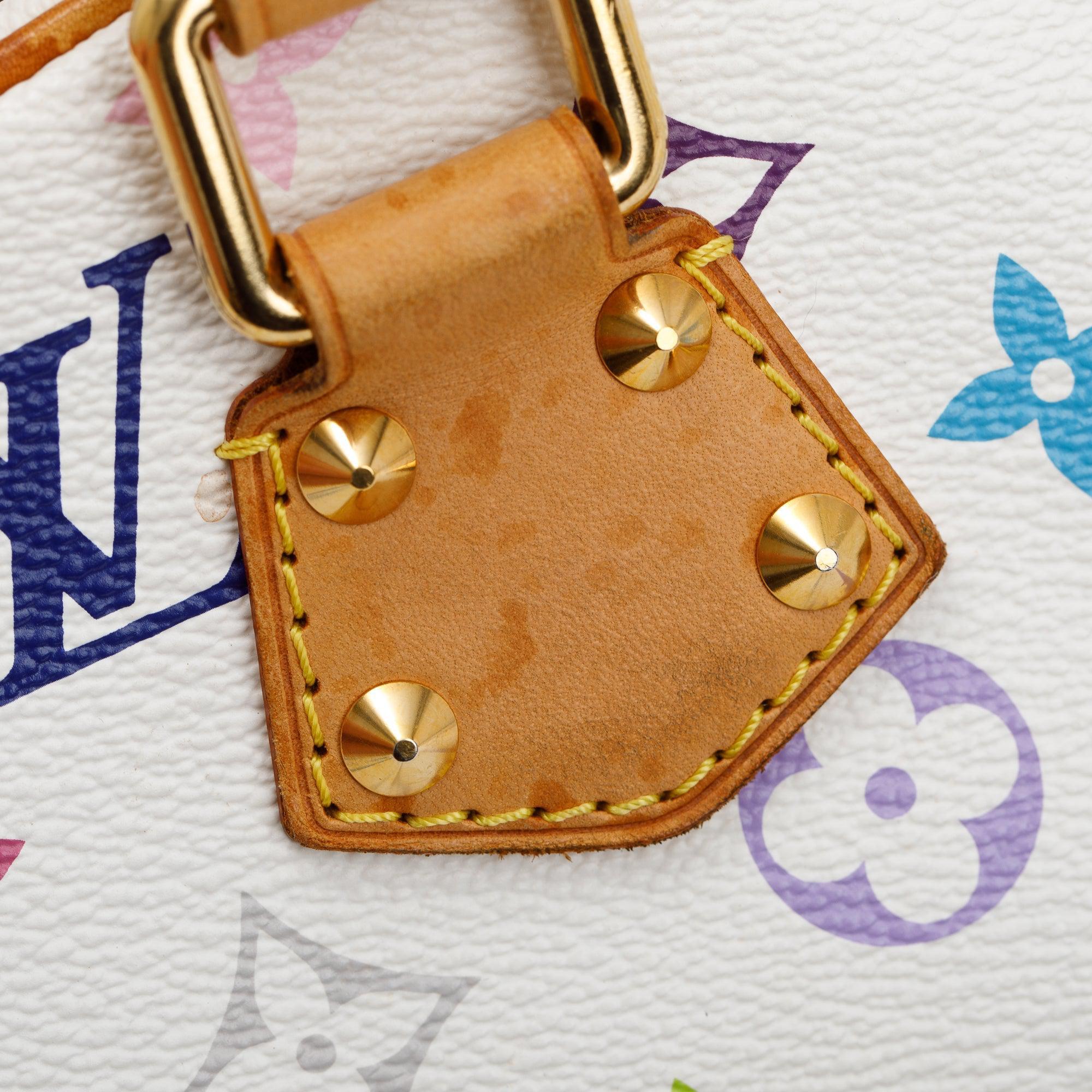 Louis Vuitton White Multicolore Monogram Trouville