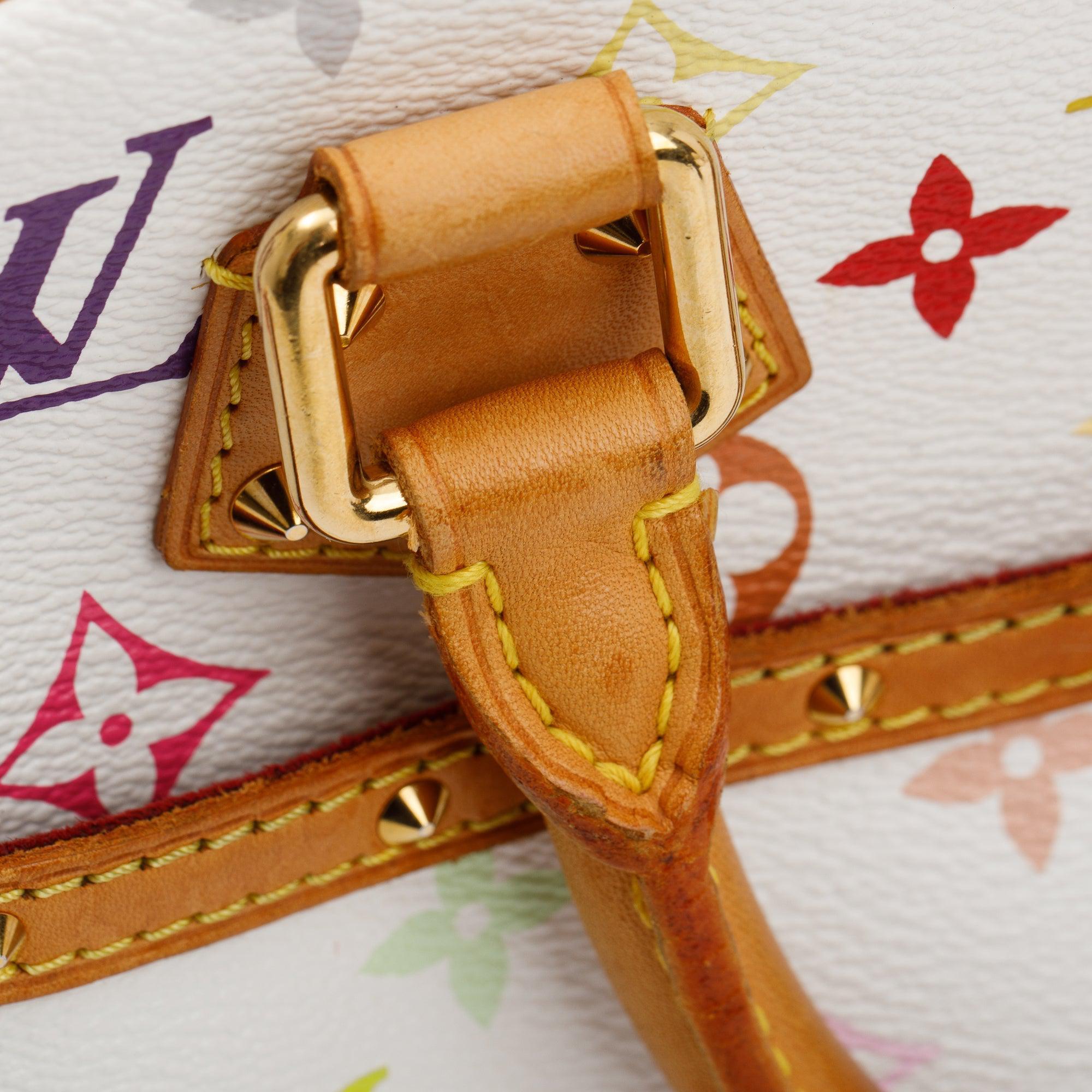 Louis Vuitton White Multicolore Monogram Trouville