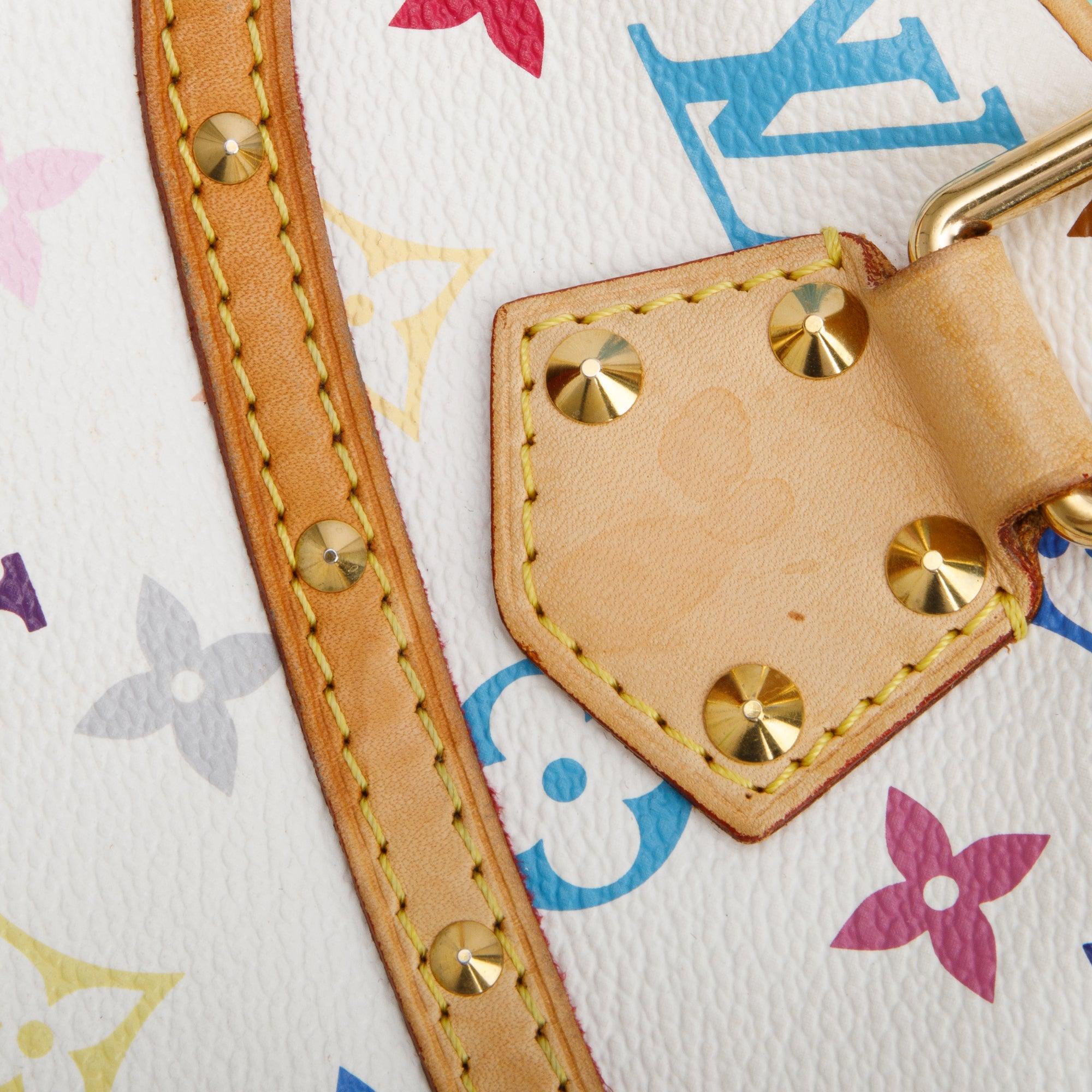 Louis Vuitton White Multicolore Monogram Trouville