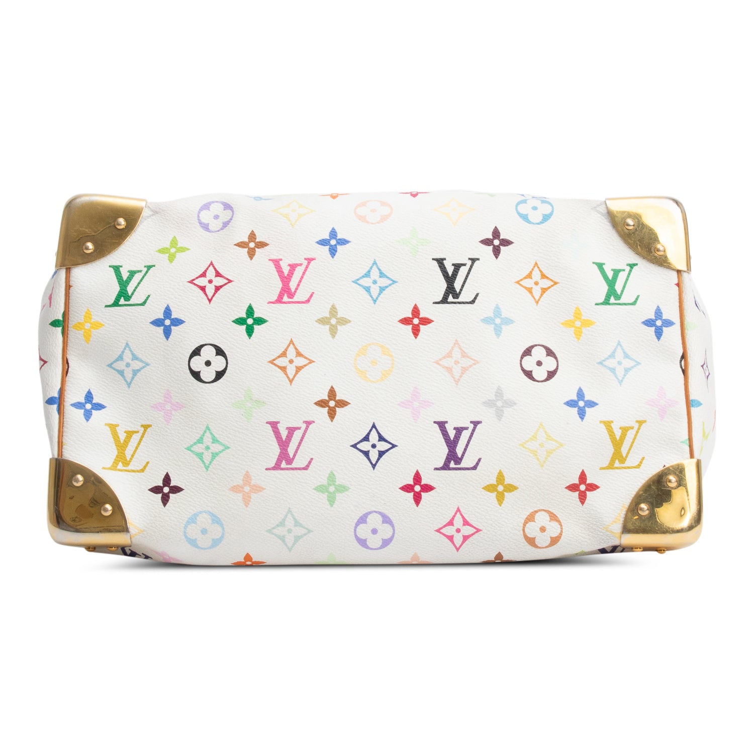 Louis Vuitton White Multicolore Speedy 30