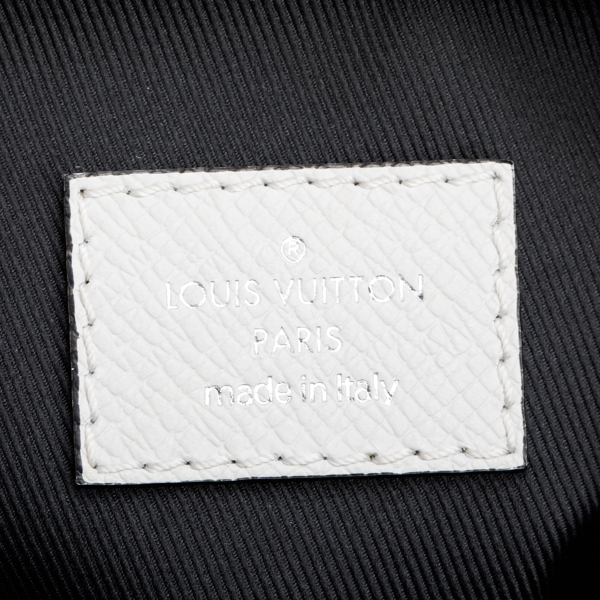 Louis Vuitton White Taigarama Outdoor Messenger Bag