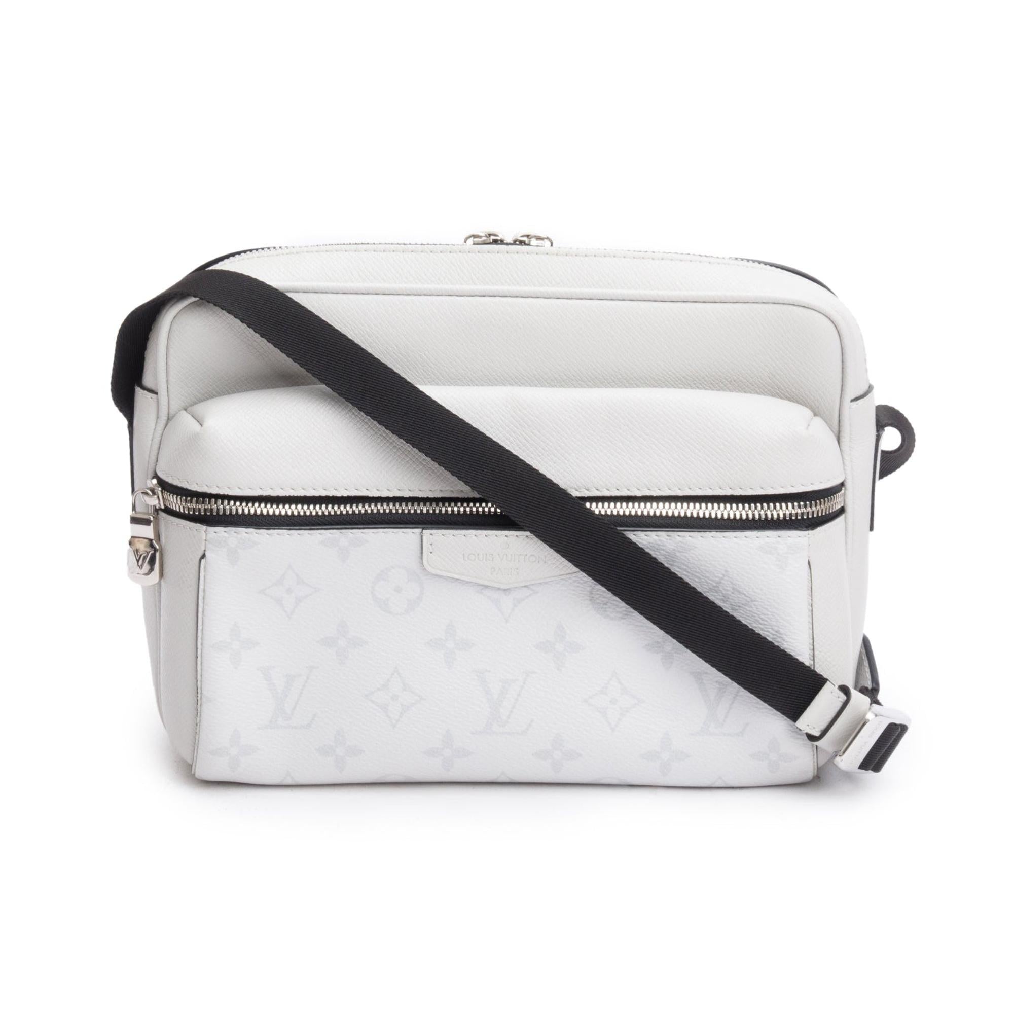 Louis Vuitton White Taigarama Outdoor Messenger Bag