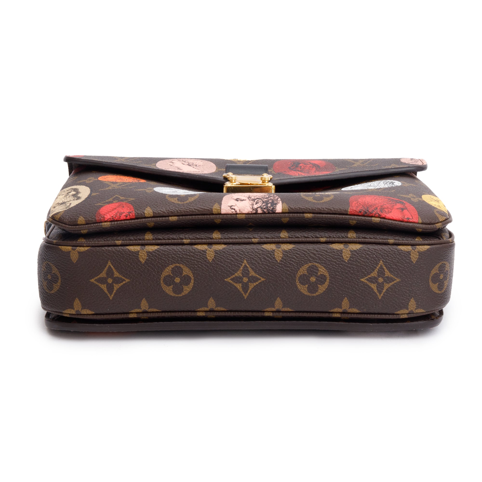 Louis Vuitton X Fornasetti 2022 Monogram Cameo Pochette Metis w/ Strap, Box & Receipt
