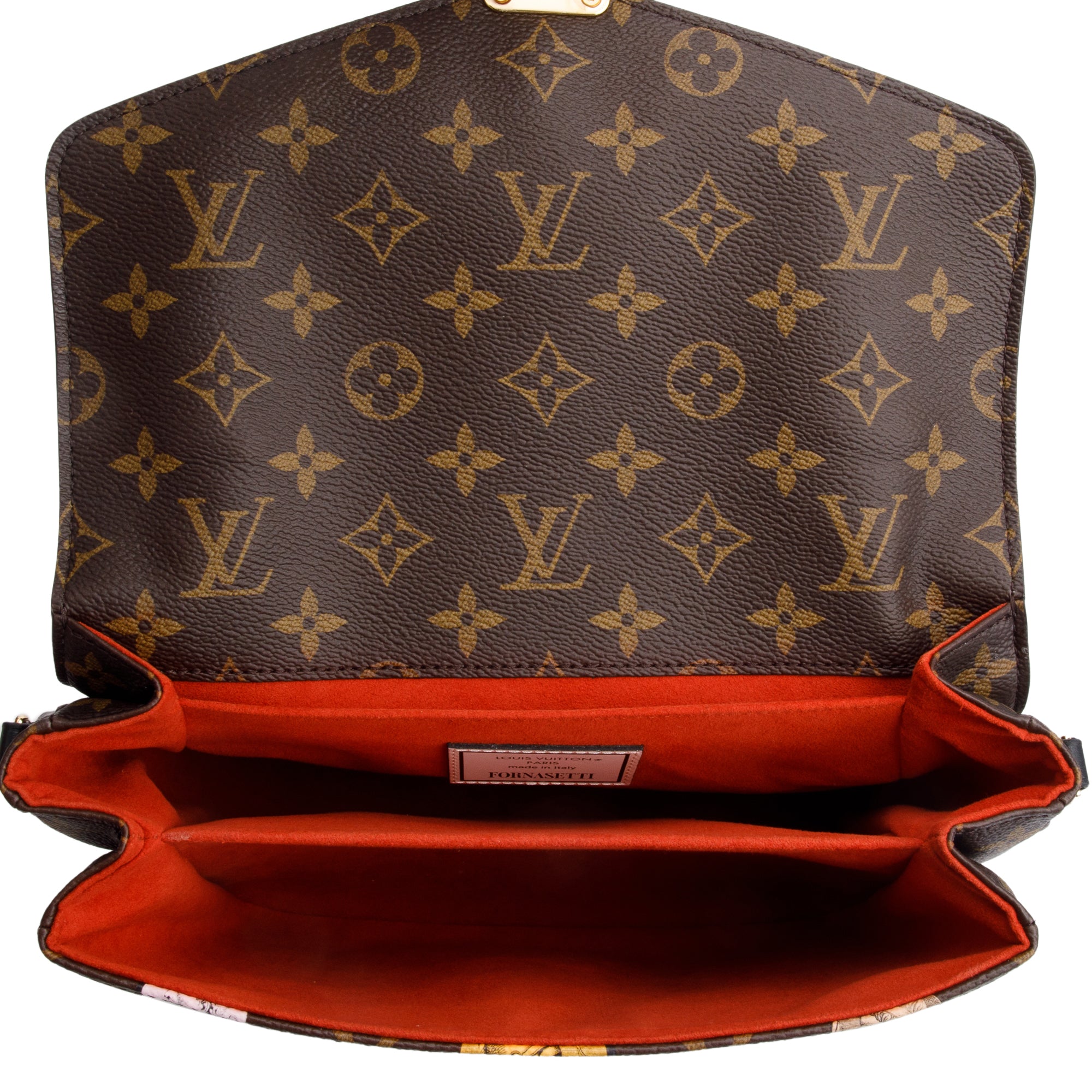 Louis Vuitton X Fornasetti 2022 Monogram Cameo Pochette Metis w/ Strap, Box & Receipt