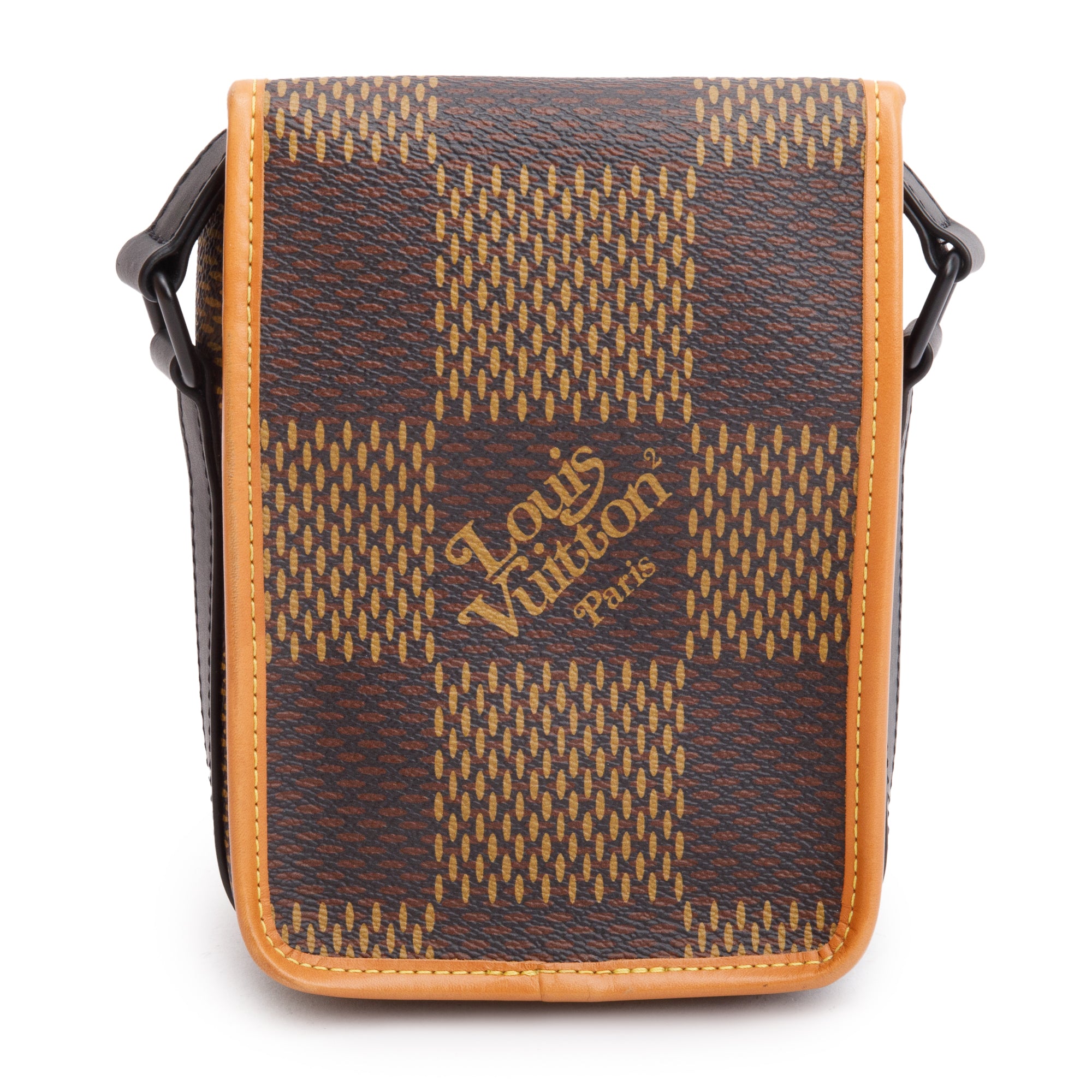 Louis Vuitton X Nigo Giant Damier Ebene Nano Amazone Messenger Bag w/ Box