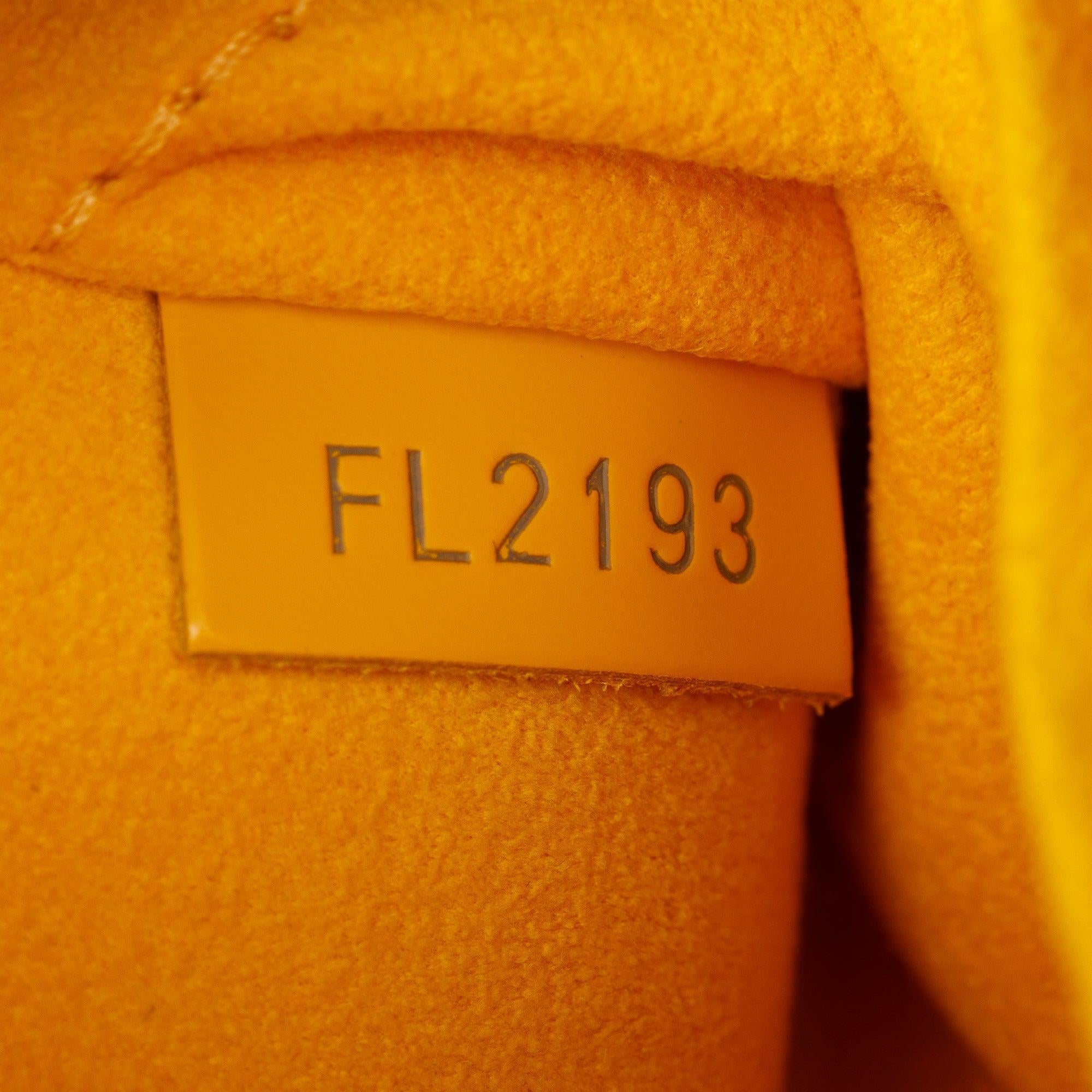 Louis Vuitton Yellow Epi Leather Alma BB w/ Box & Receipt