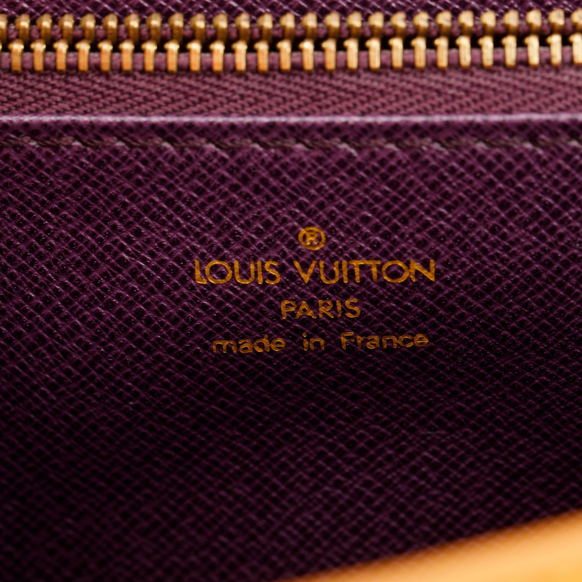 Louis Vuitton Yellow Epi Leather Malesherbes Handle Bag