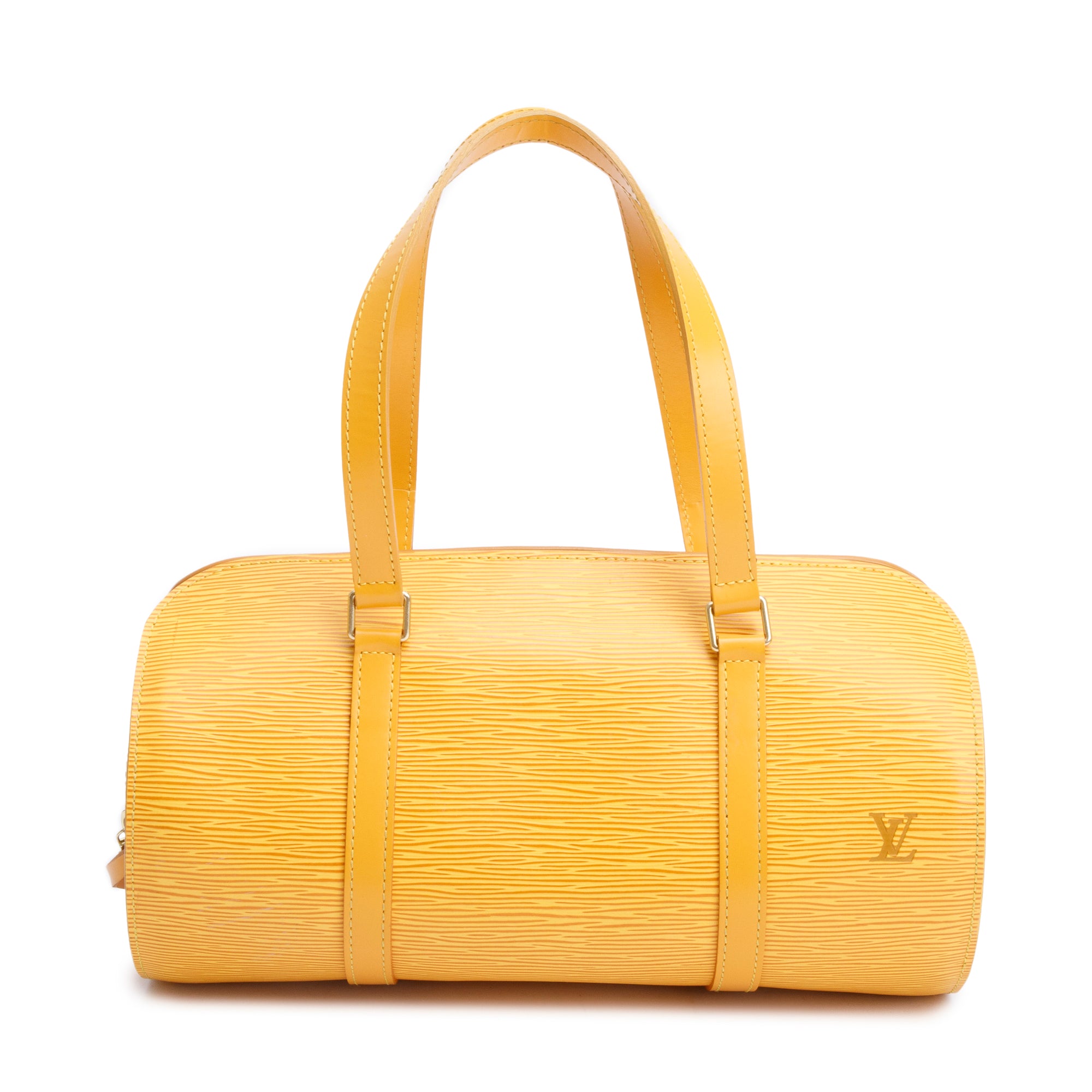 Louis Vuitton Yellow Epi Leather Papillon 30 w/ Pochette