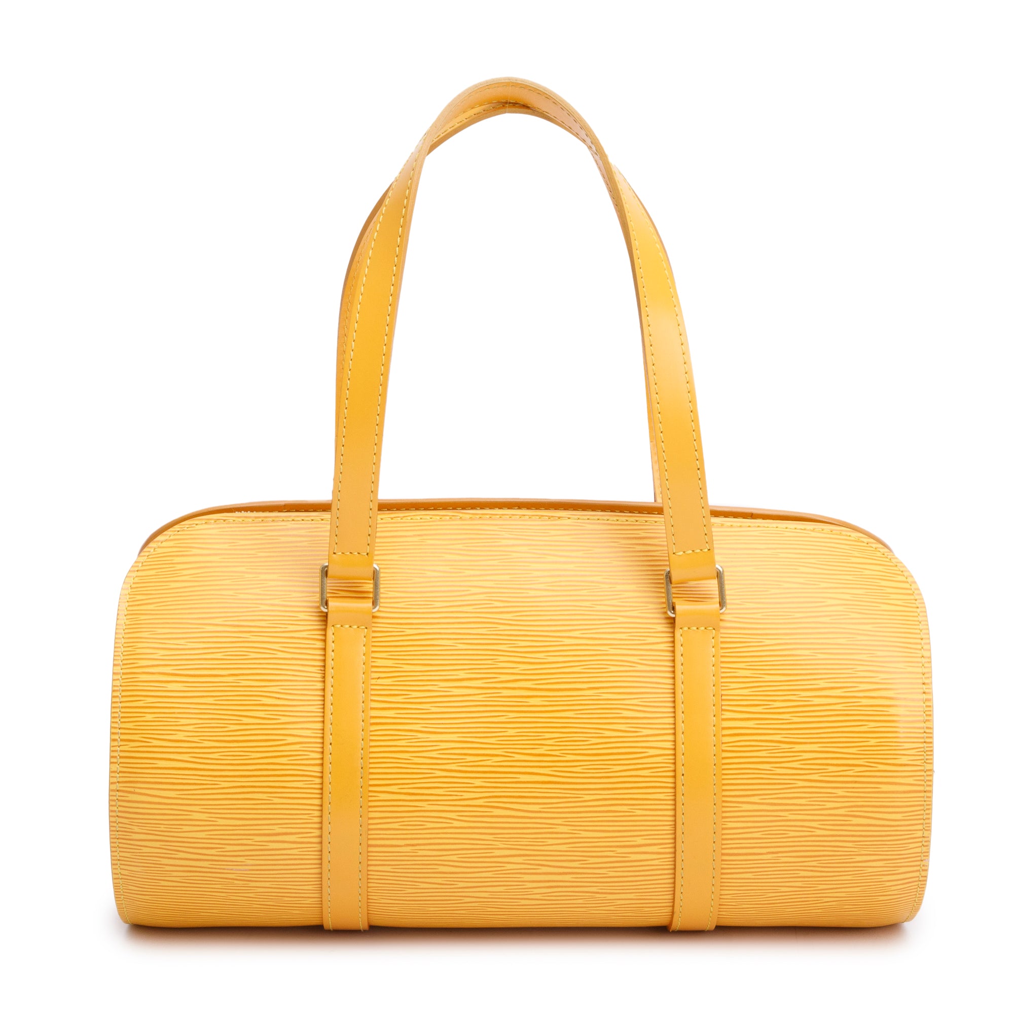 Louis Vuitton Yellow Epi Leather Papillon 30 w/ Pochette