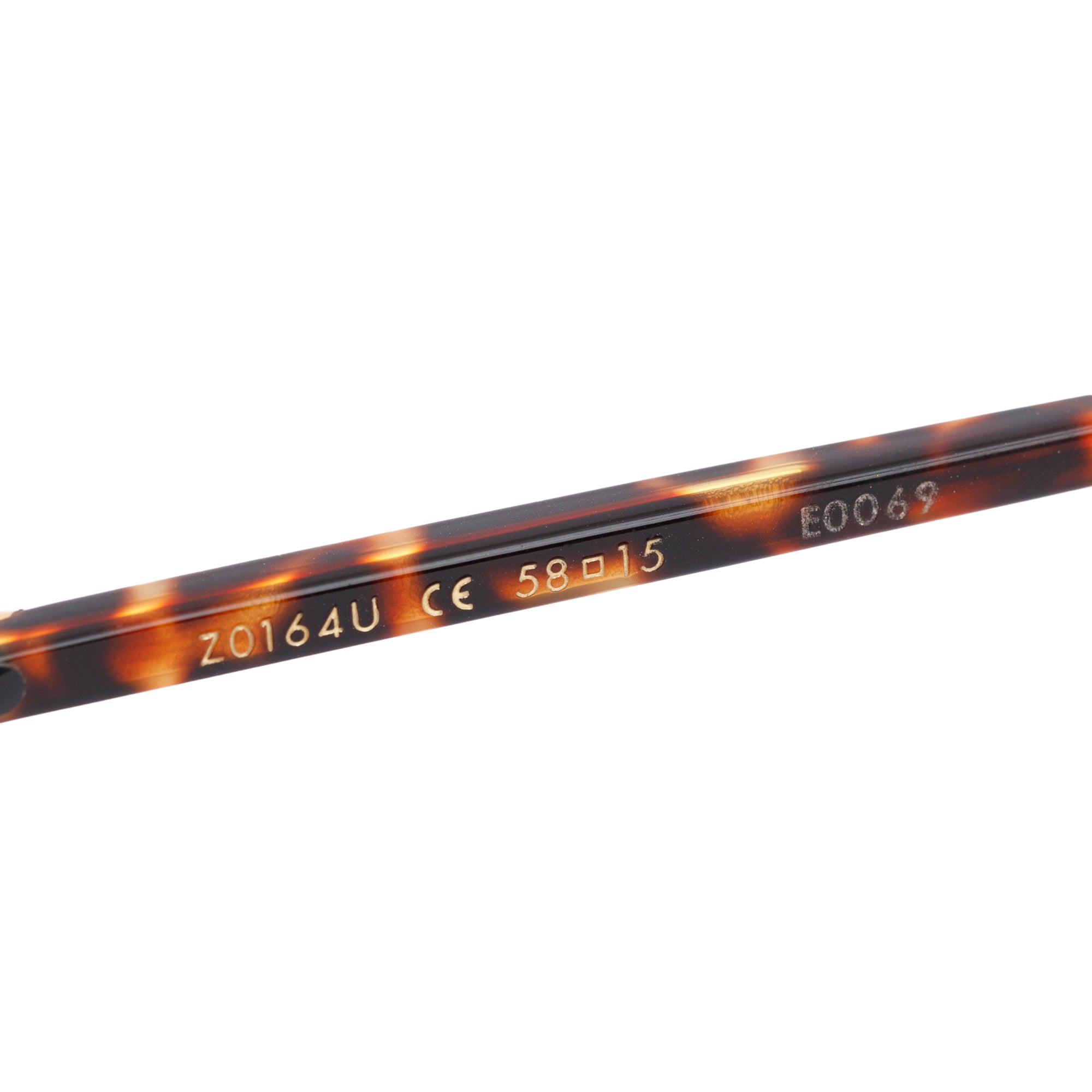 Louis Vuitton Z0164U Havana Acetate Monogram Conspiration Pilot Sunglasses w/ Case