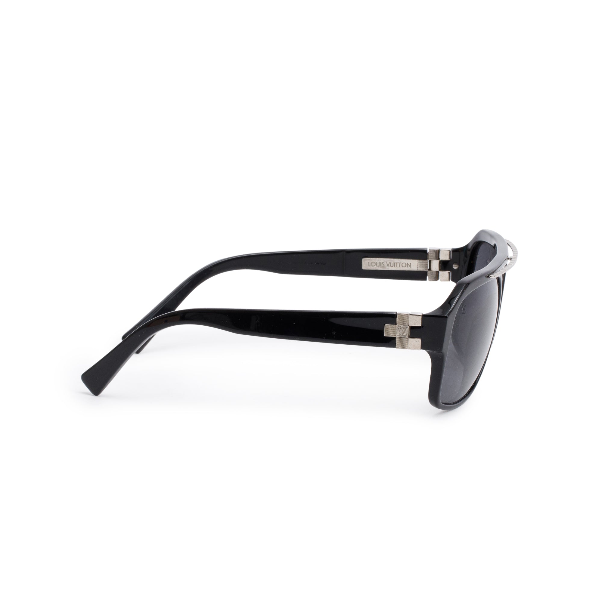 Louis Vuitton Z0271W Black Acetate Square Sunglasses w/ Box & Case