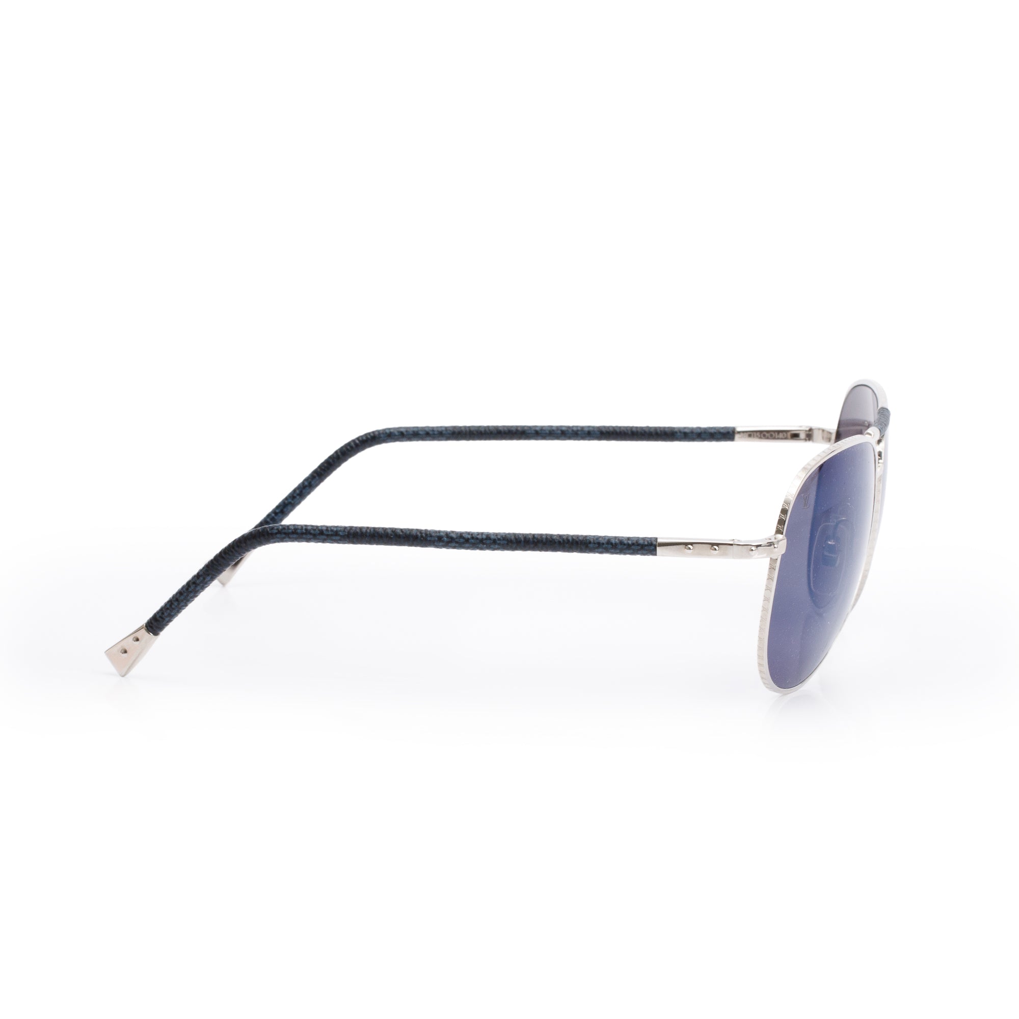 Louis Vuitton Z0659U Damier Graphite Conspiration Pilot Sunglasses w/ Case