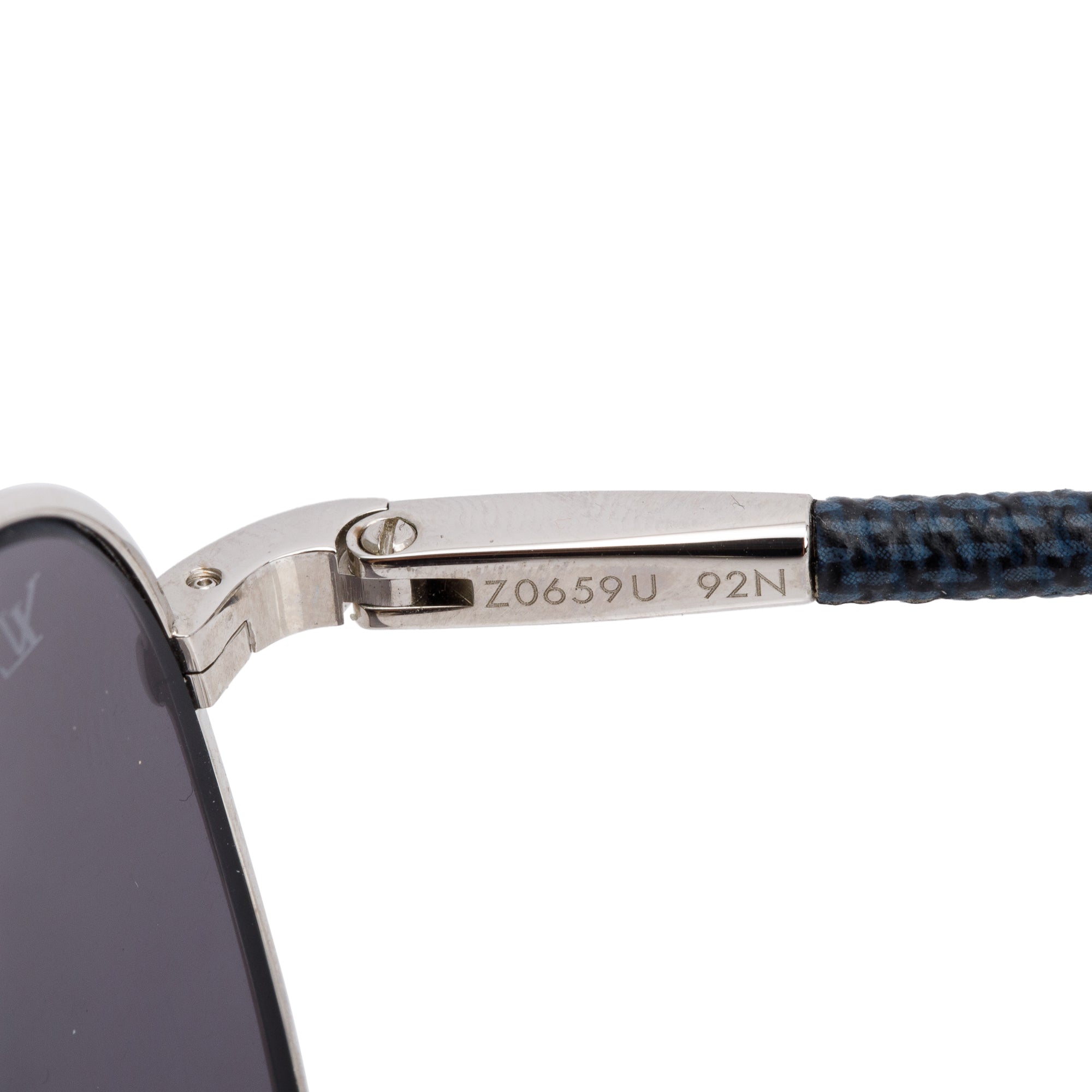 Louis Vuitton Z0659U Damier Graphite Conspiration Pilot Sunglasses w/ Case