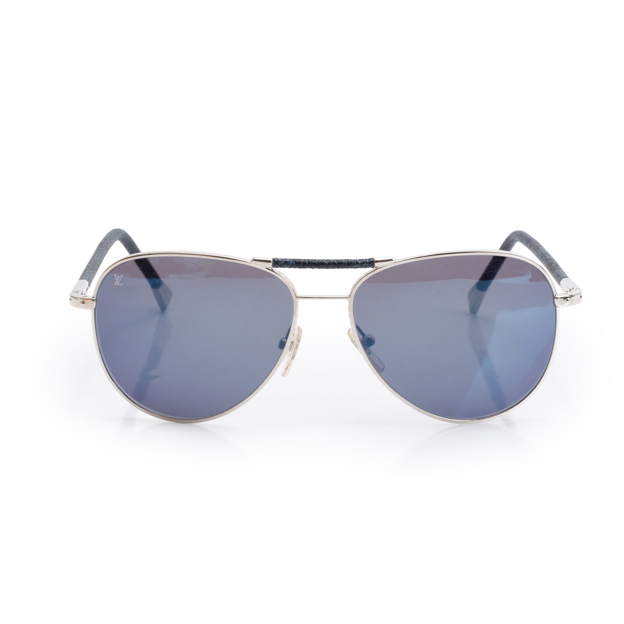 Louis Vuitton Z0659U Damier Graphite Conspiration Pilot Sunglasses w/ Case