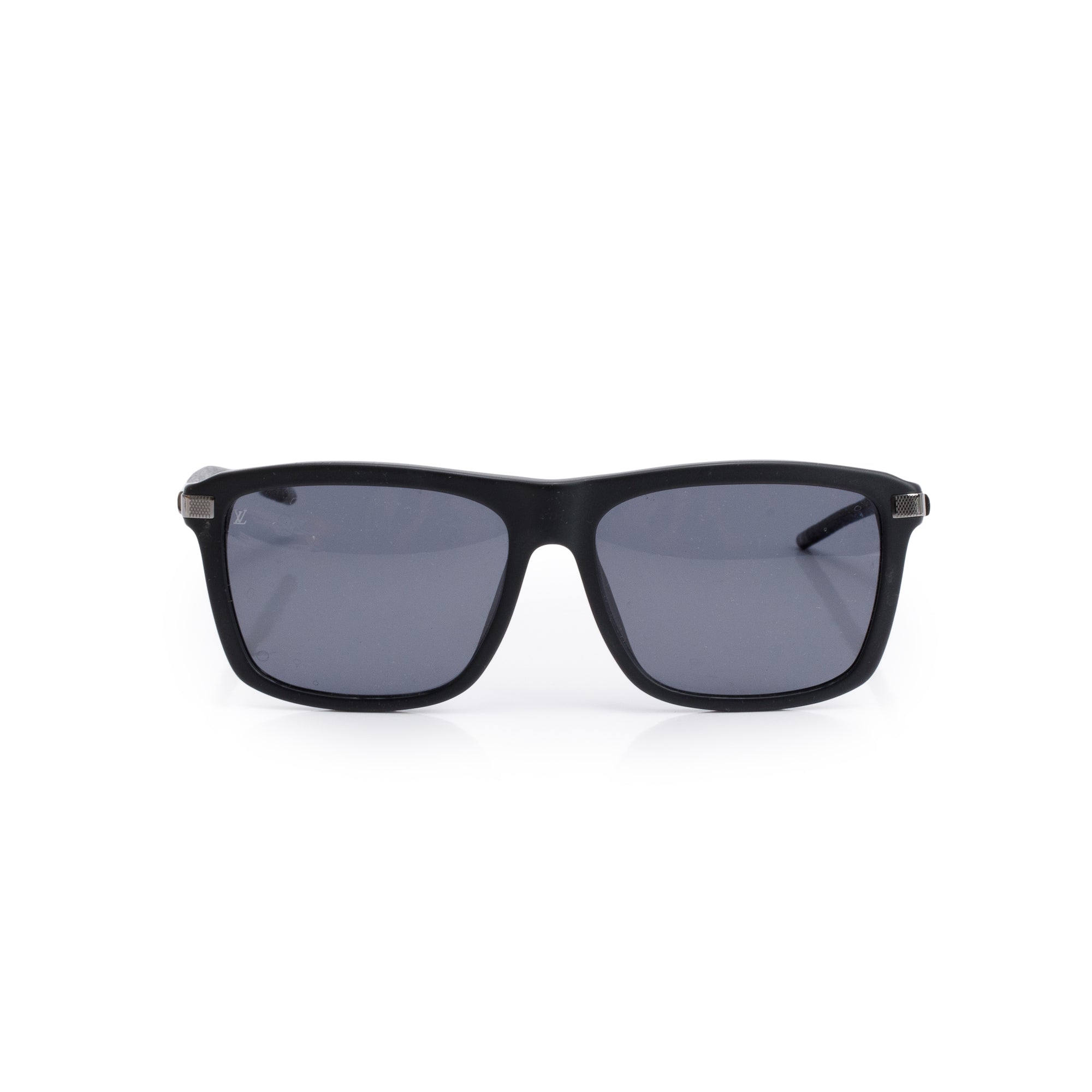 Louis Vuitton Z077IE Damier Graphite Alliance Square Sunglasses w/ Case