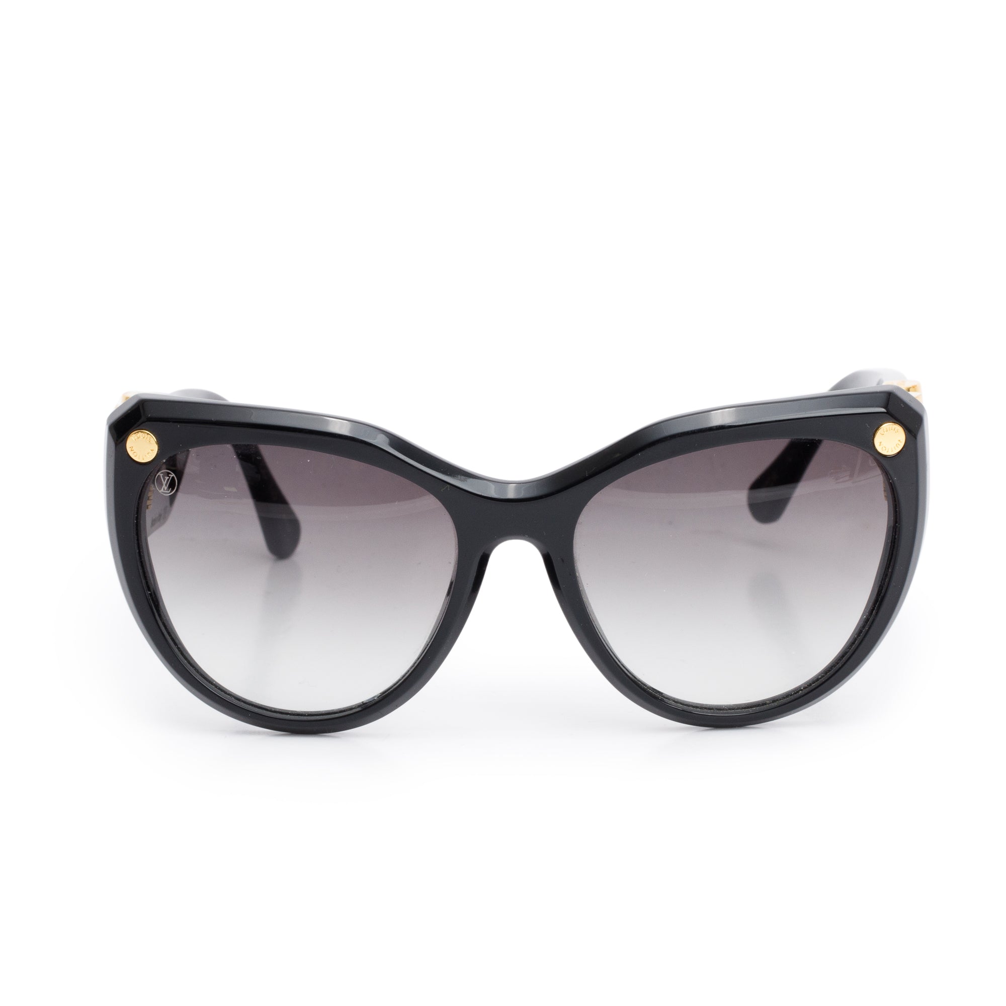 Louis Vuitton Z0902W Black Acetate My Fair Lady Sunglasses w/ Case