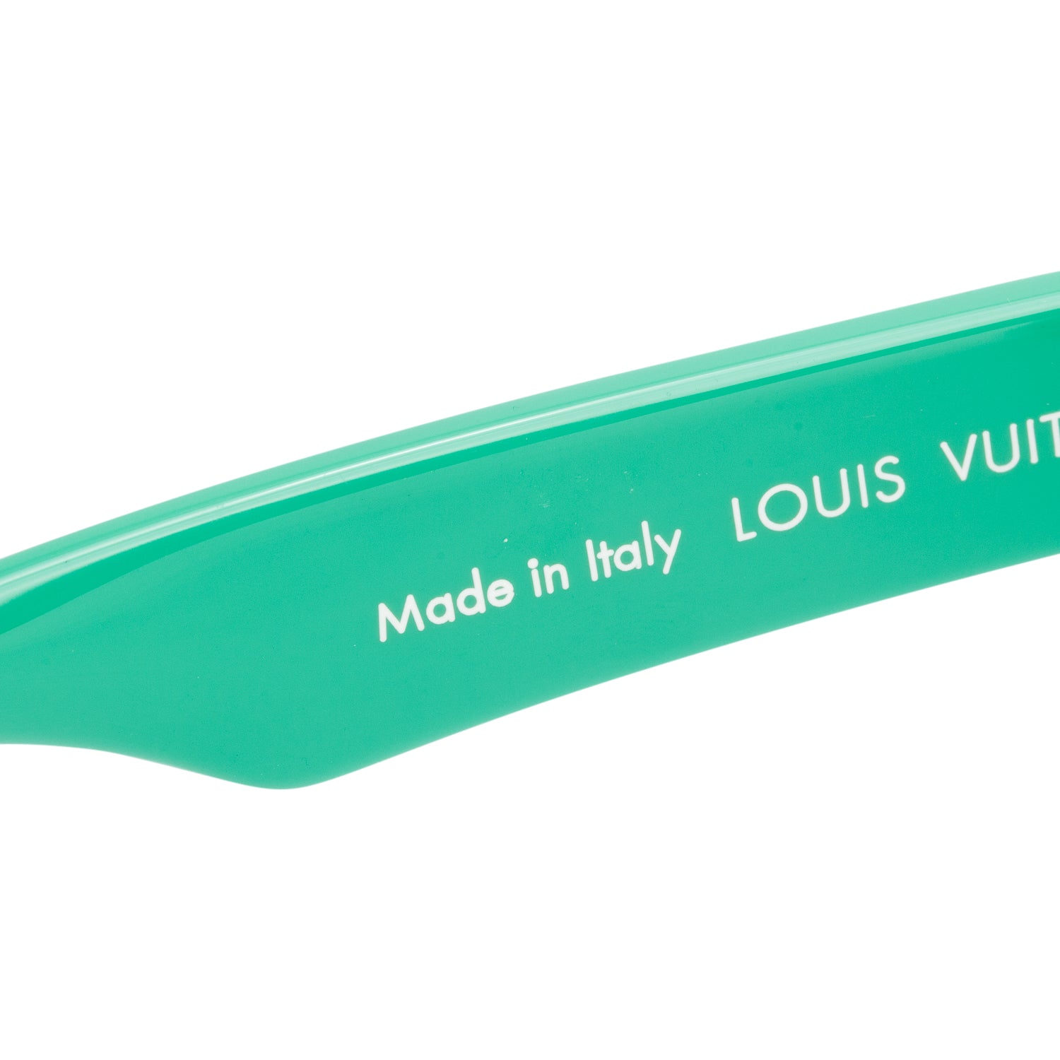 Louis Vuitton Z1556E Black/Green Acetate Pop Square Sunglasses w/ Box & Case