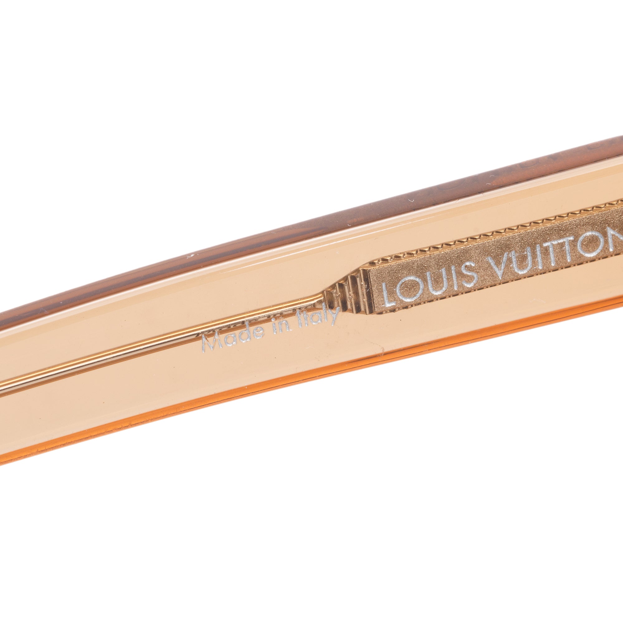 Louis Vuitton Z1704E Brown Acetate Sunglasses w/ Box