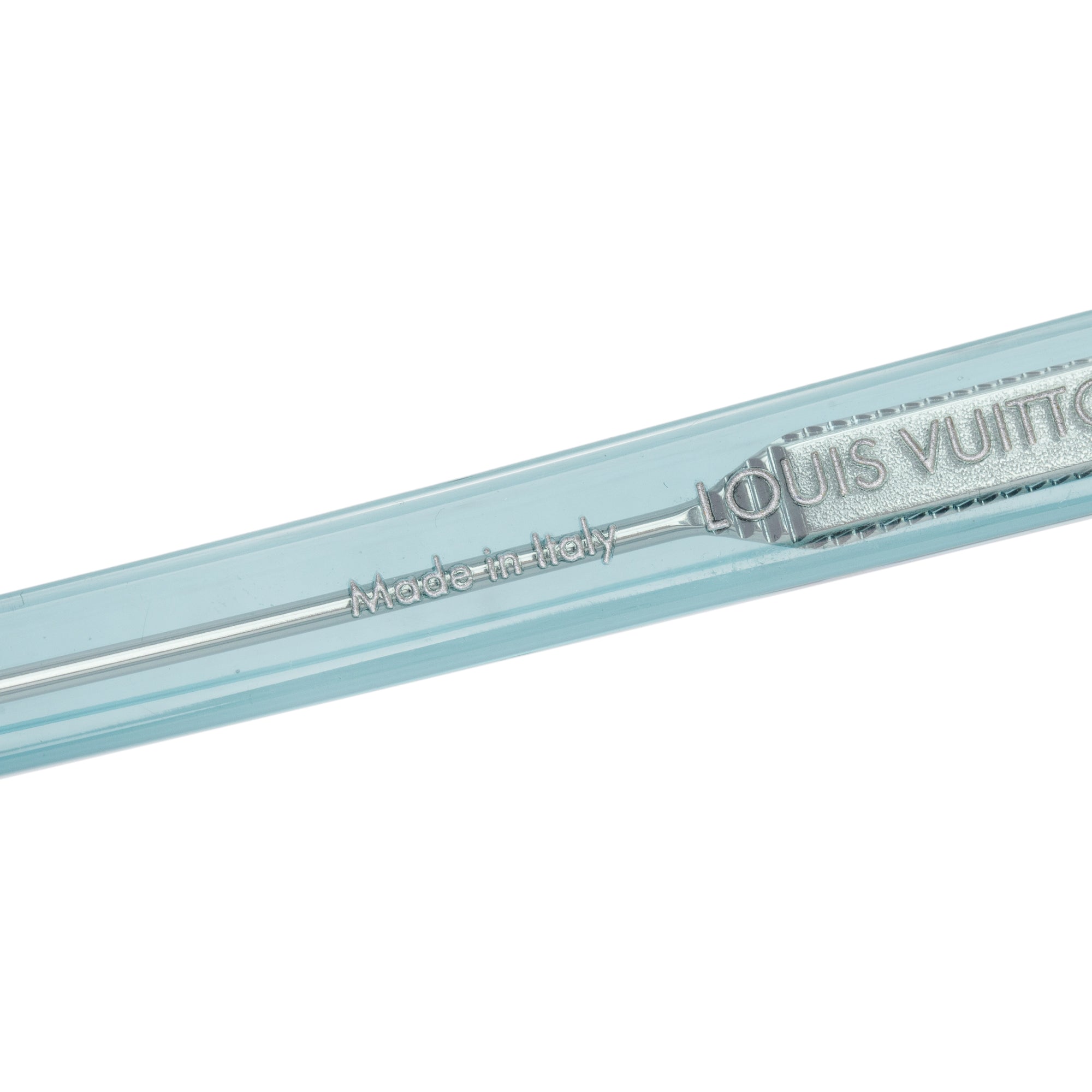 Louis Vuitton Z1810W Blue Acetate LV Bloom Sunglasses w/ Box & Case