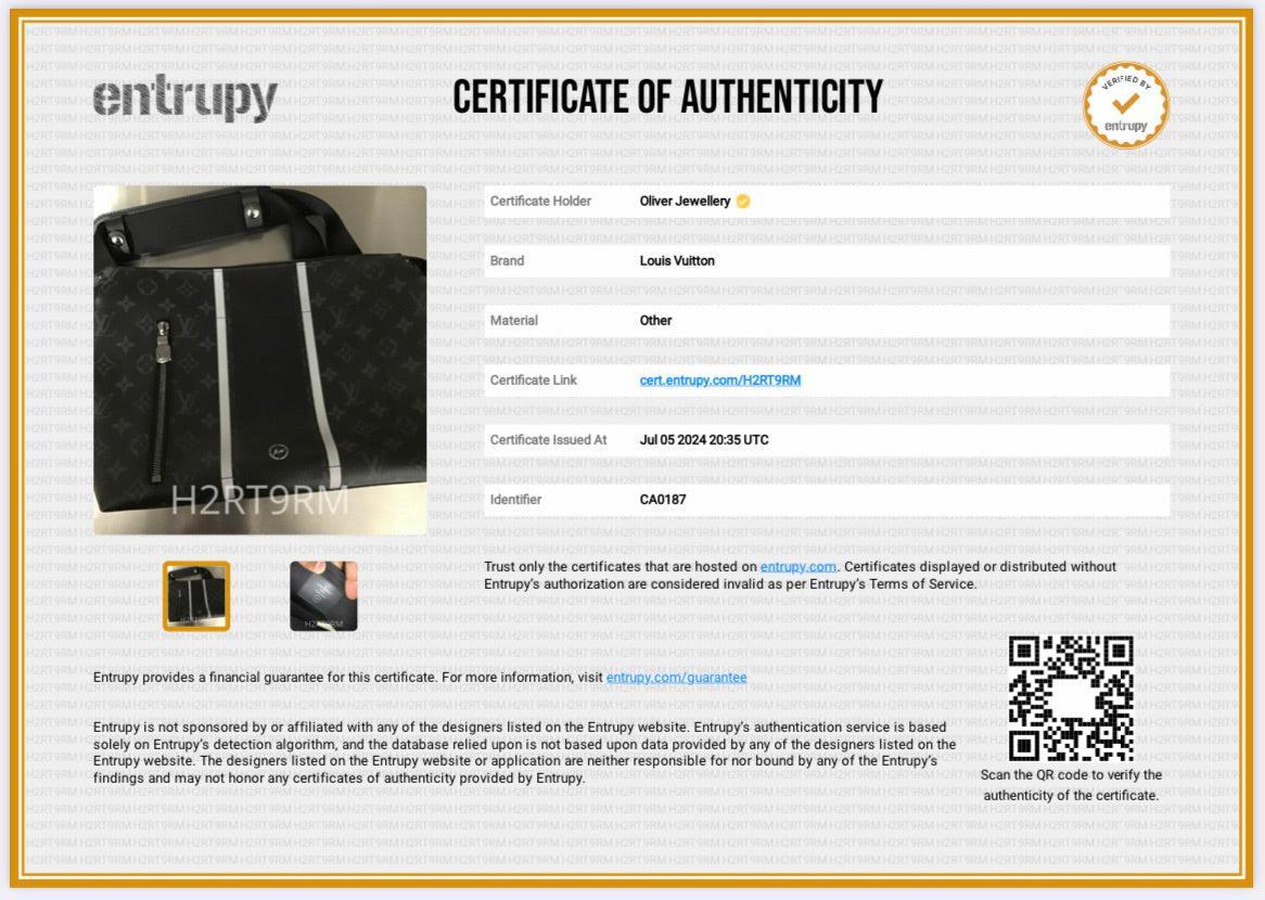 Louis Vuitton x Fragment Monogram Eclipse Apollo Messenger Bag w/ Box