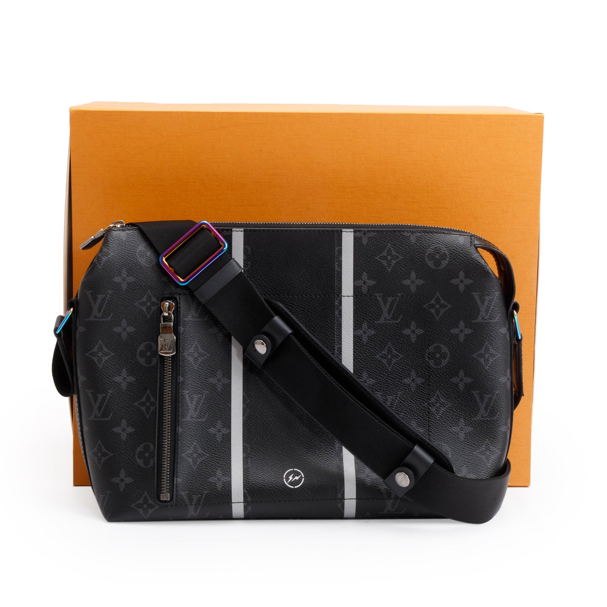 Louis Vuitton x Fragment Monogram Eclipse Apollo Messenger Bag w/ Box