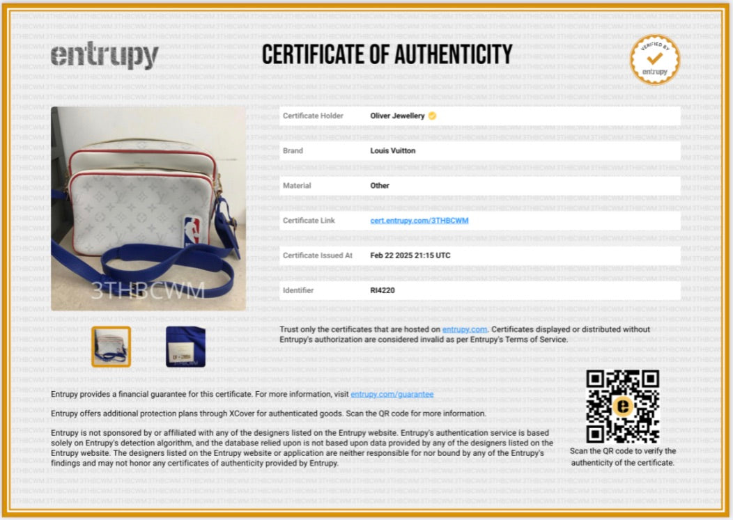 Louis Vuitton x NBA 2020 Antarctica Monogram Nil Messenger Bag PM