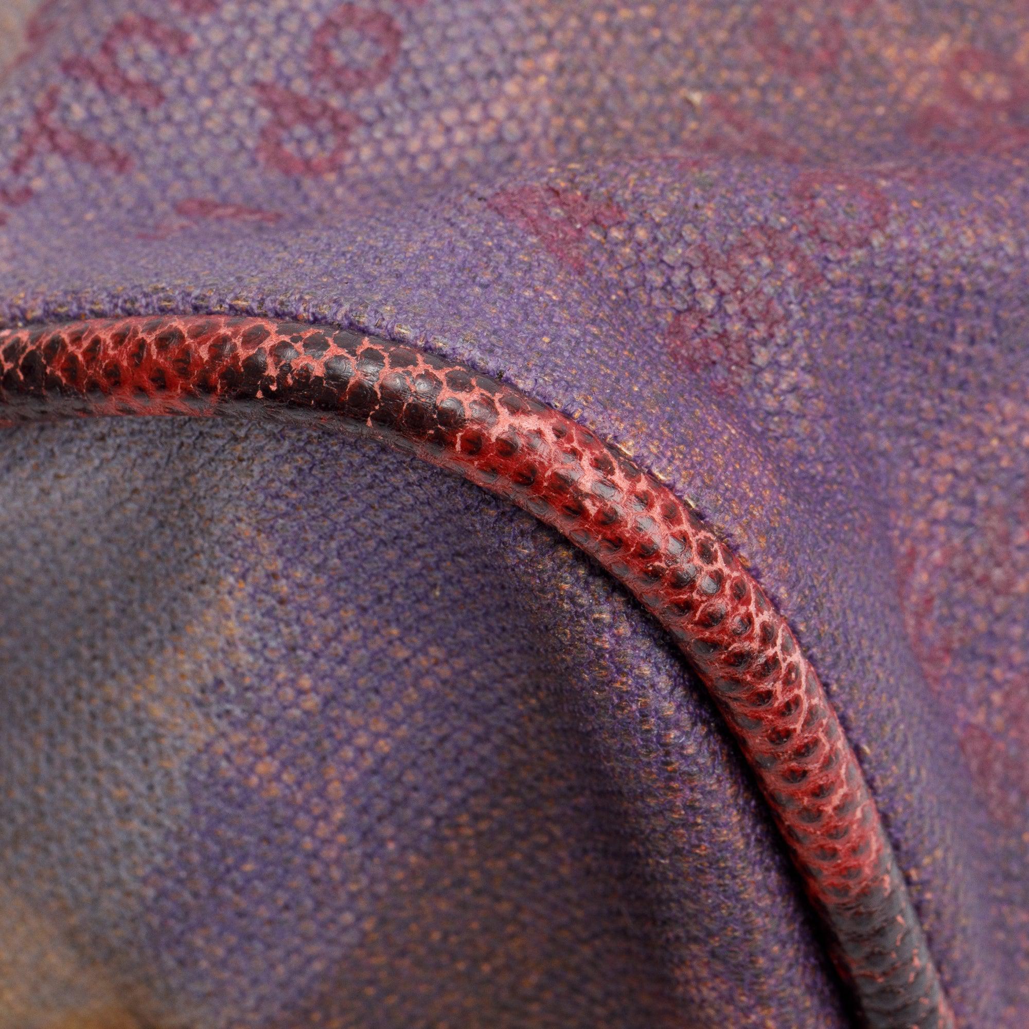 Louis Vuitton x Richard Prince Limited Edition Monogram Karung Trim Graduate Jokes Bag