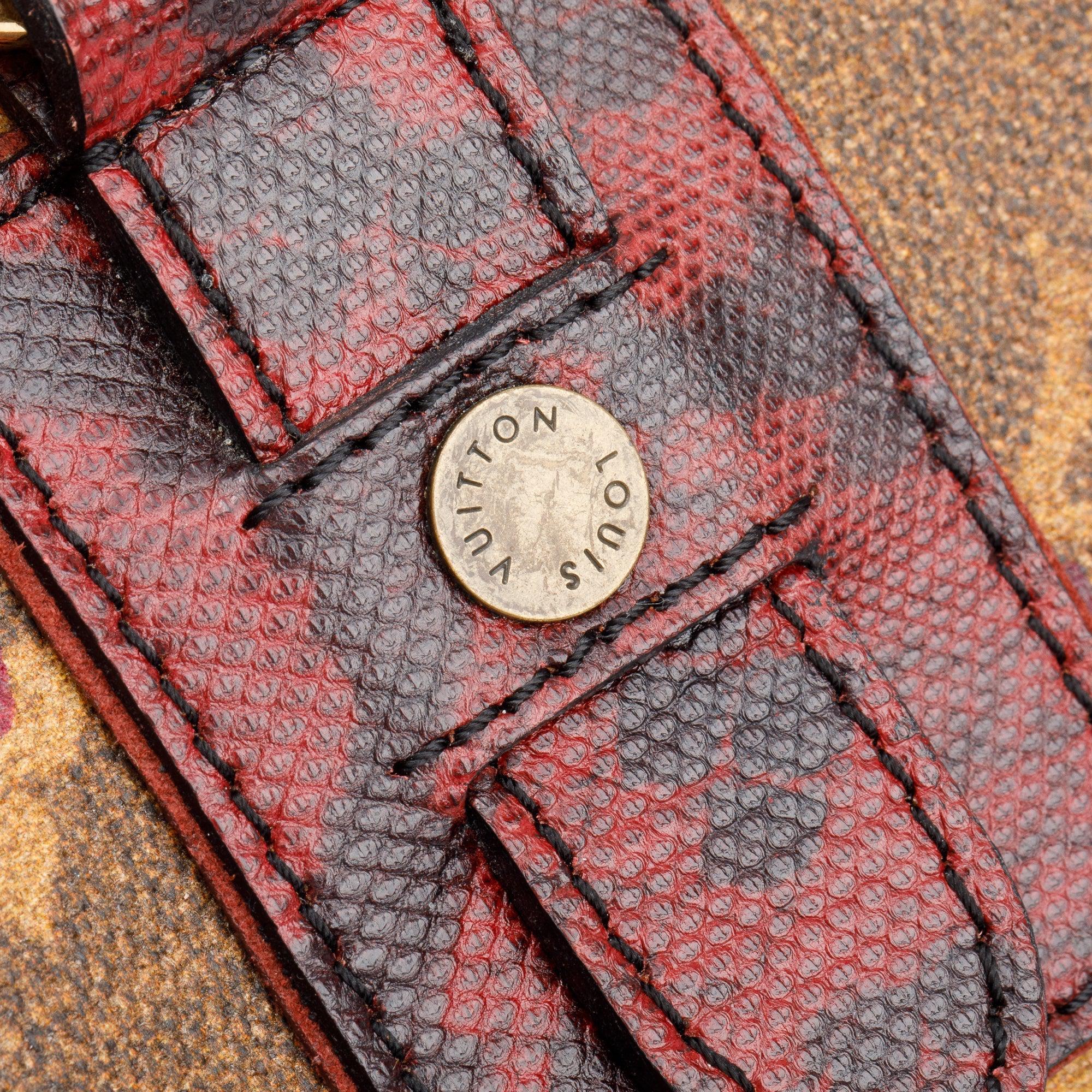 Louis Vuitton x Richard Prince Limited Edition Monogram Karung Trim Graduate Jokes Bag