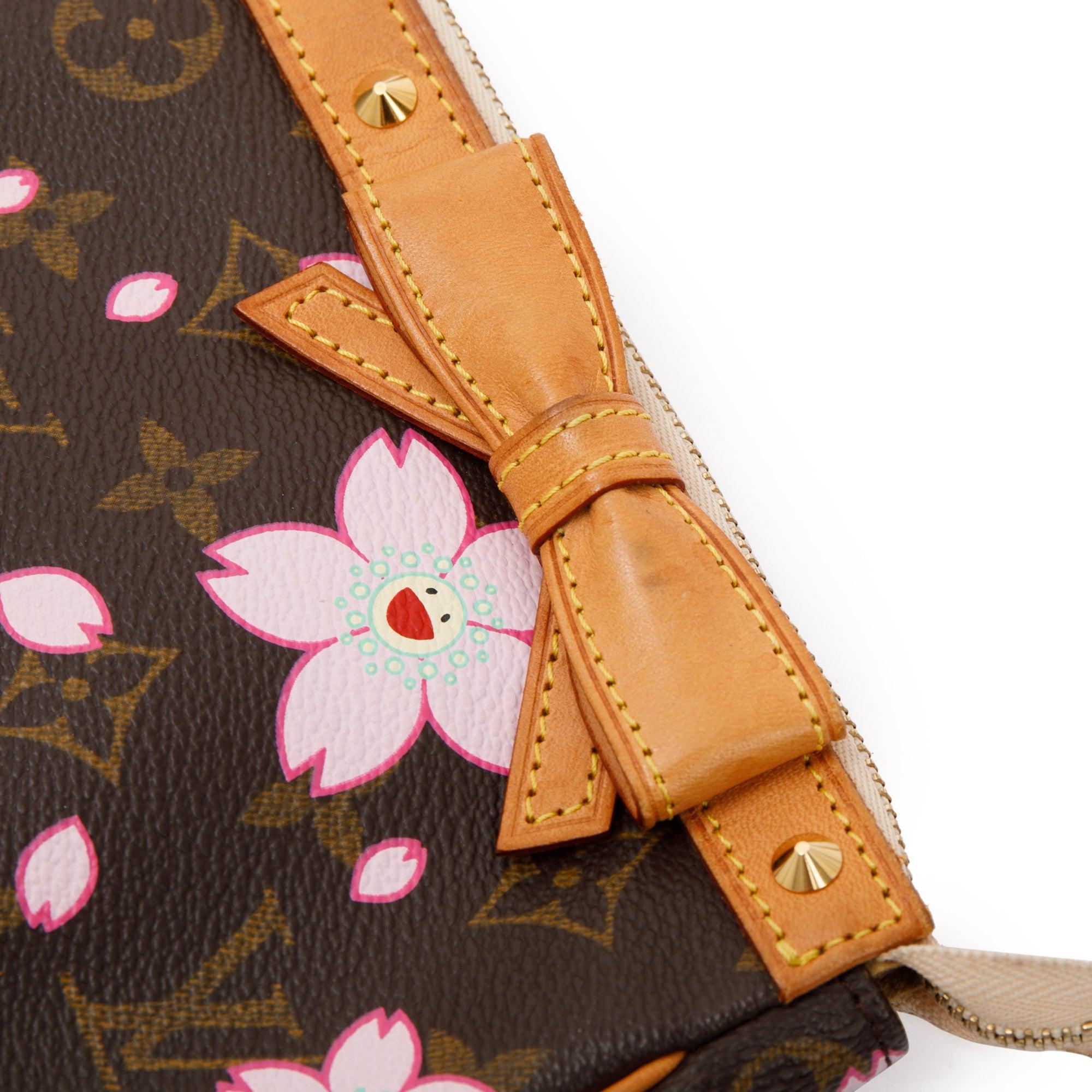 Louis Vuitton x Takashi Murakami Monogram Cherry Blossom Pochette Accessories