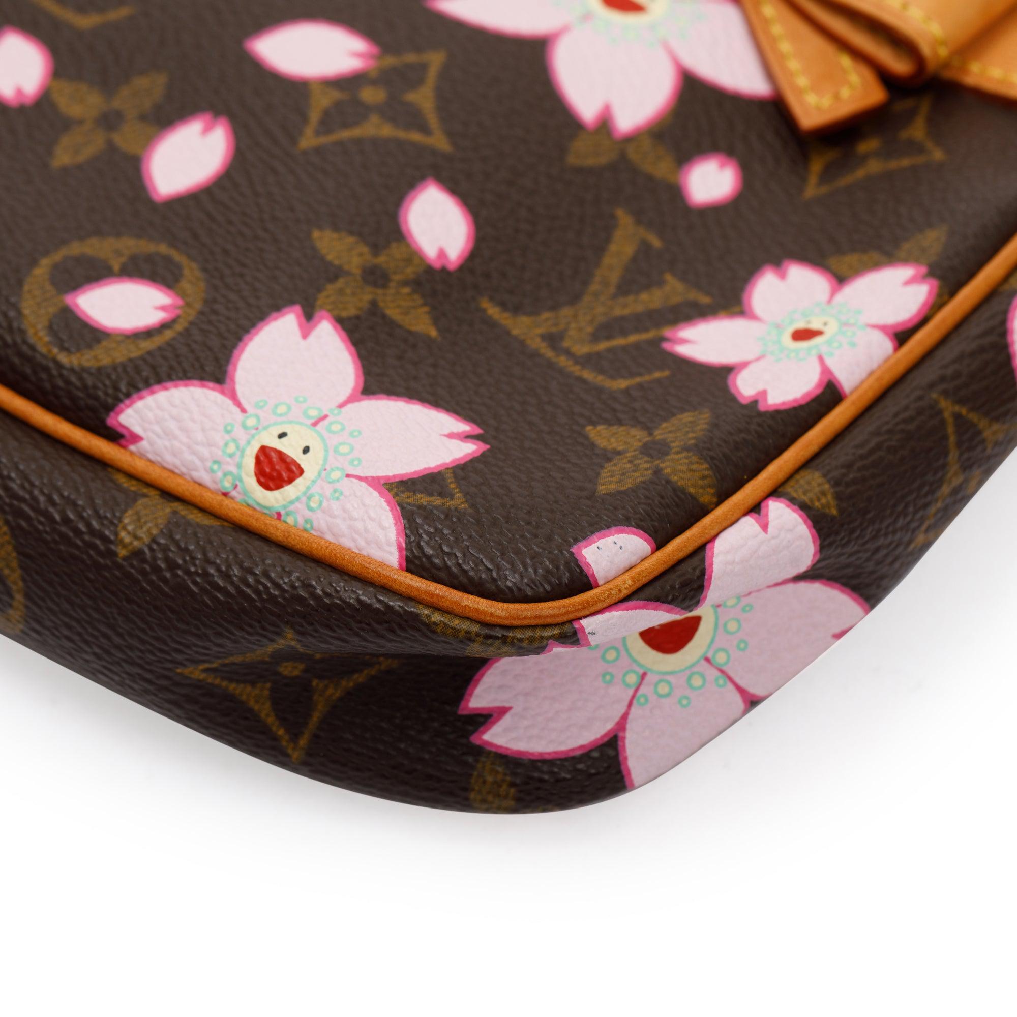 Louis Vuitton x Takashi Murakami Monogram Cherry Blossom Pochette